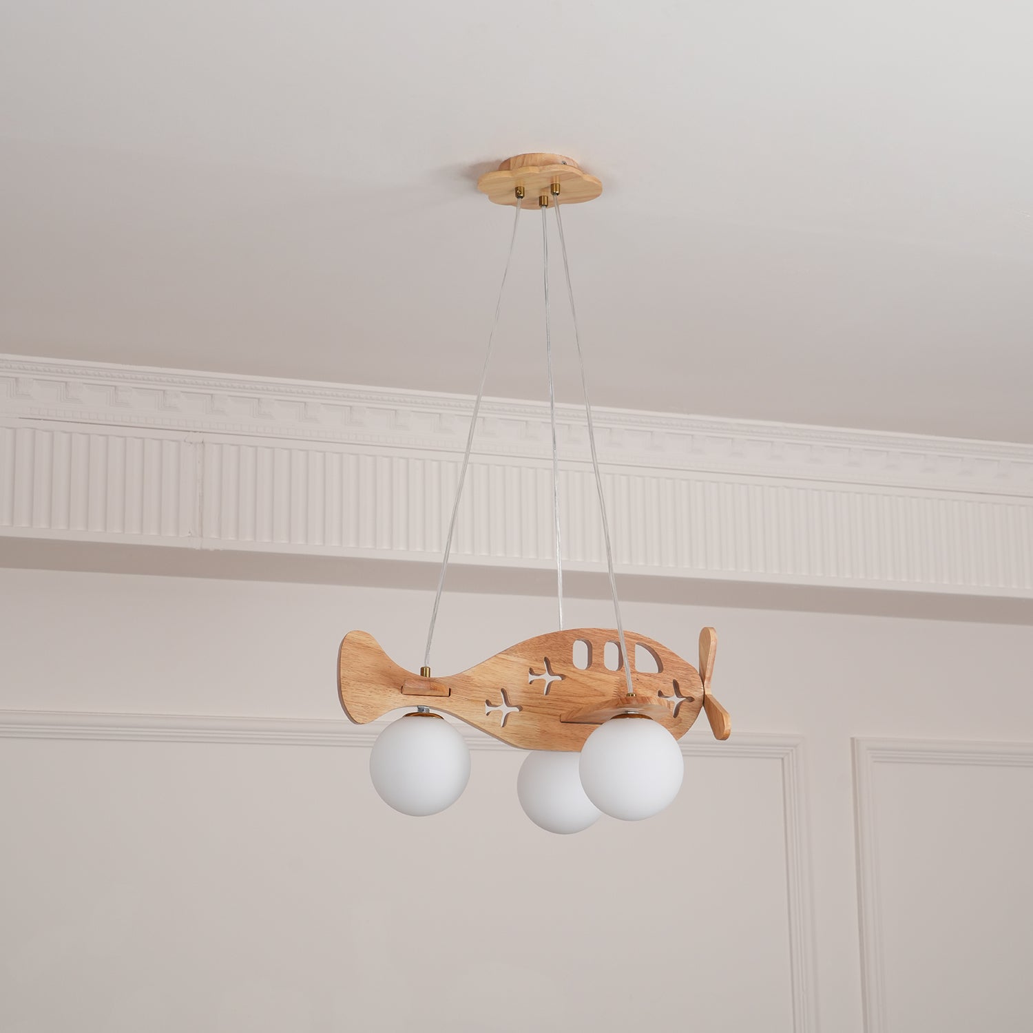 Virelith Wood Artistic Pendant Lamp - Letslighting