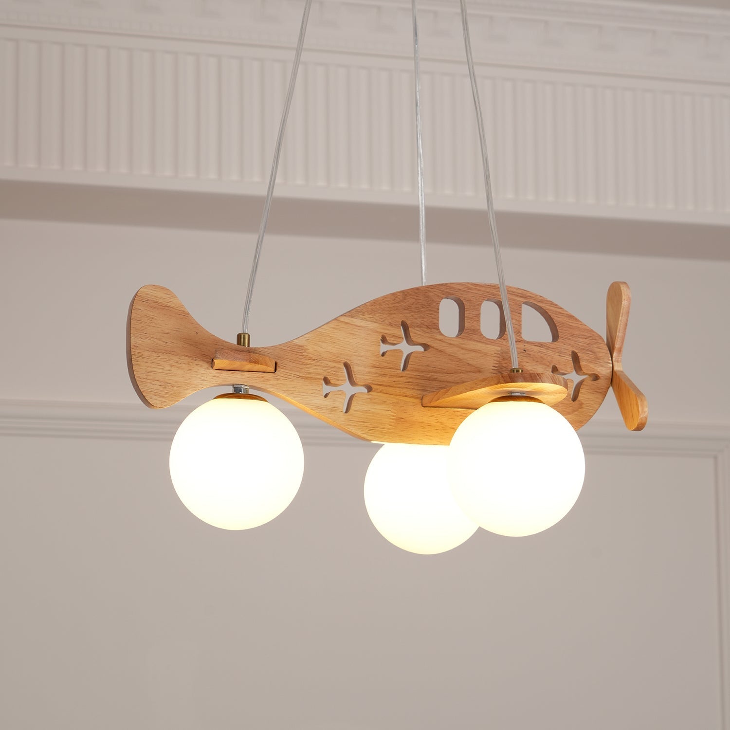 Virelith Wood Artistic Pendant Lamp - Letslighting