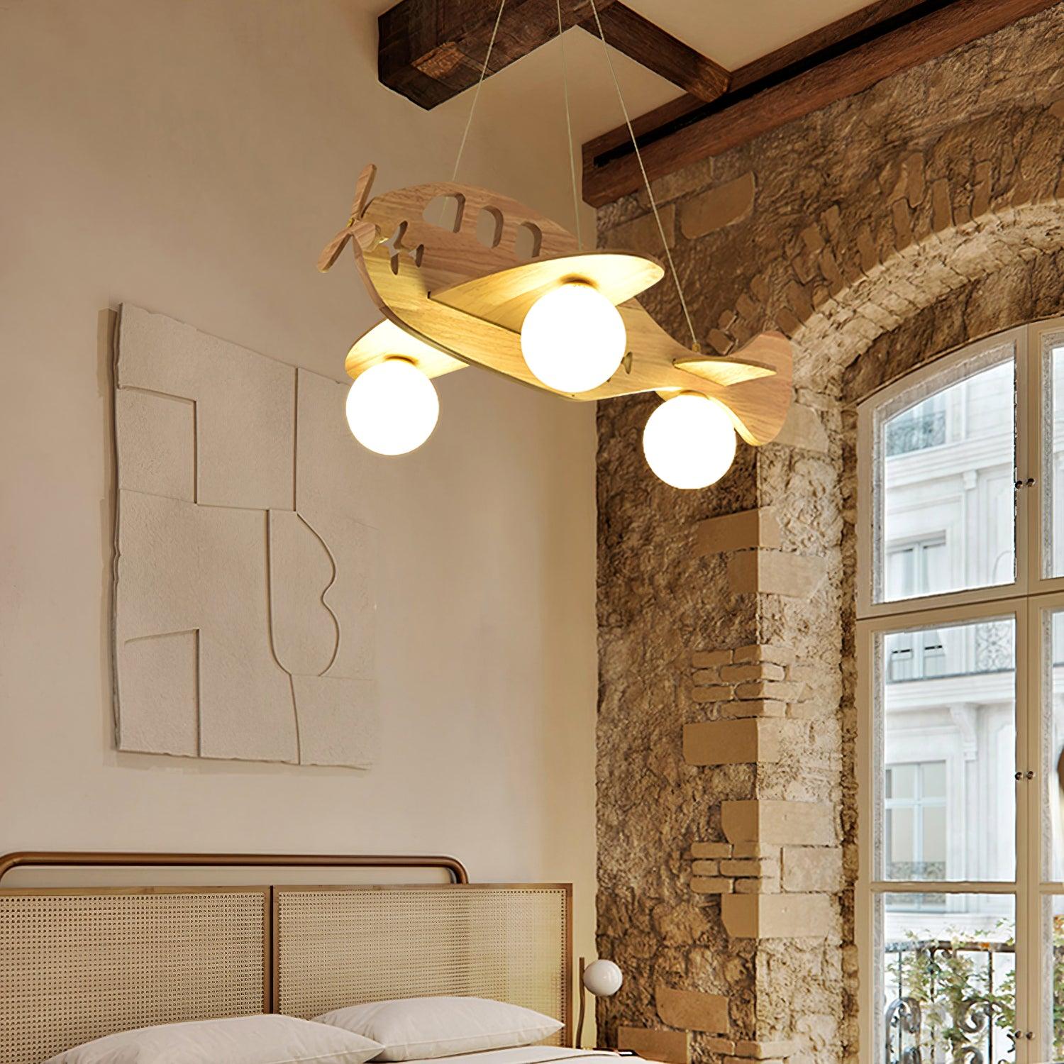 Virelith Wood Artistic Pendant Lamp - Letslighting