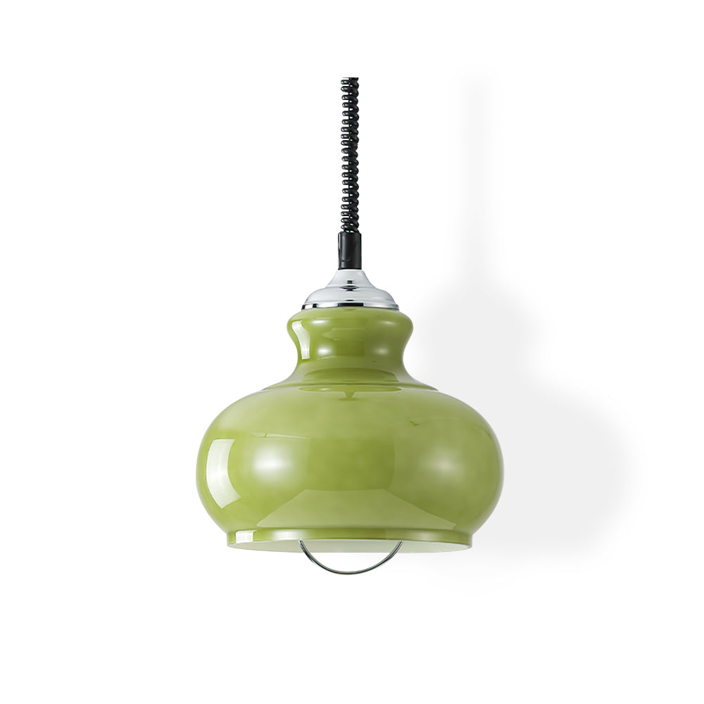 Aitan Pendant Lamp Iron And Glass Fixture Bright Lighting - Letslighting
