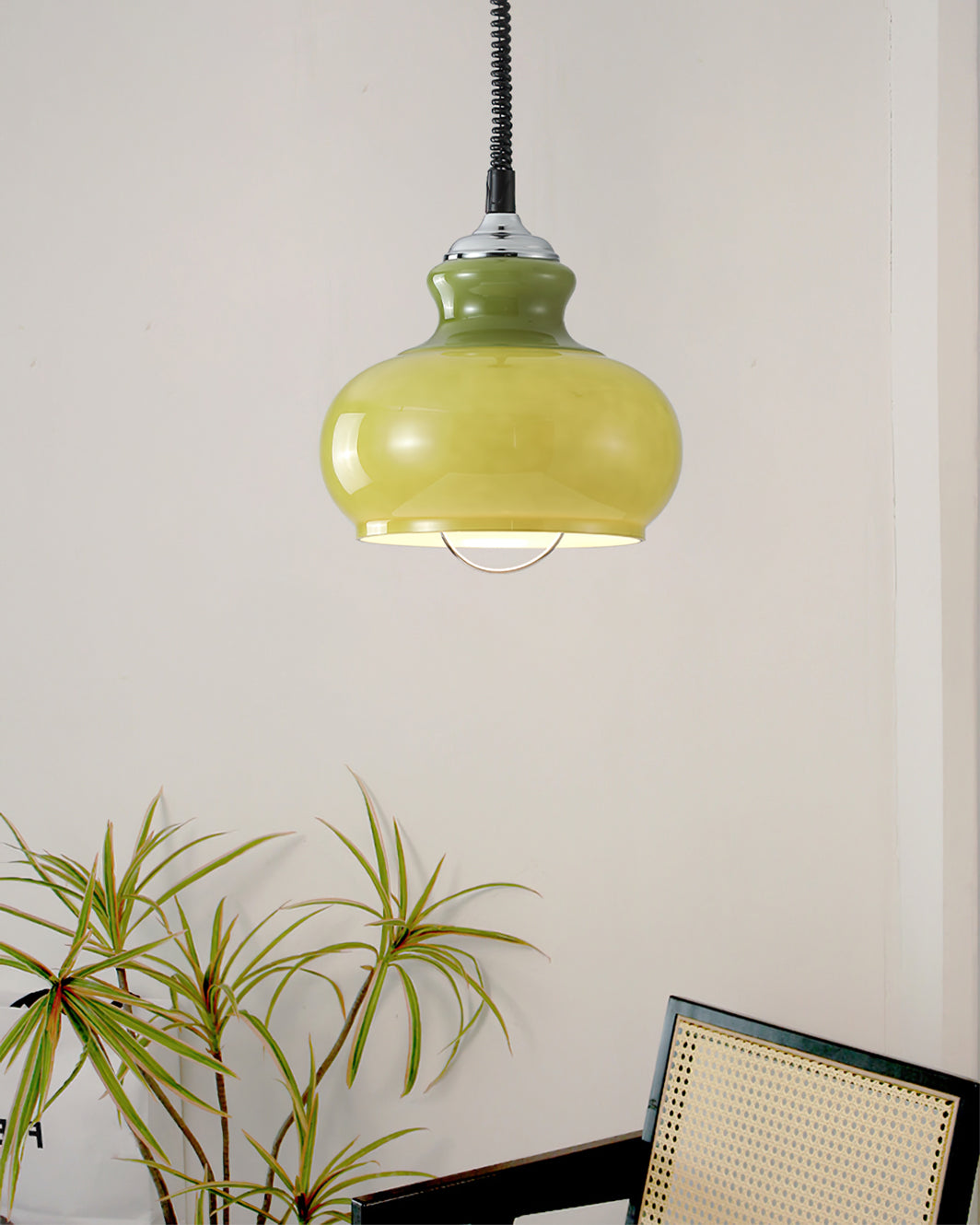 Aitan Pendant Lamp Iron And Glass Fixture Bright Lighting - Letslighting