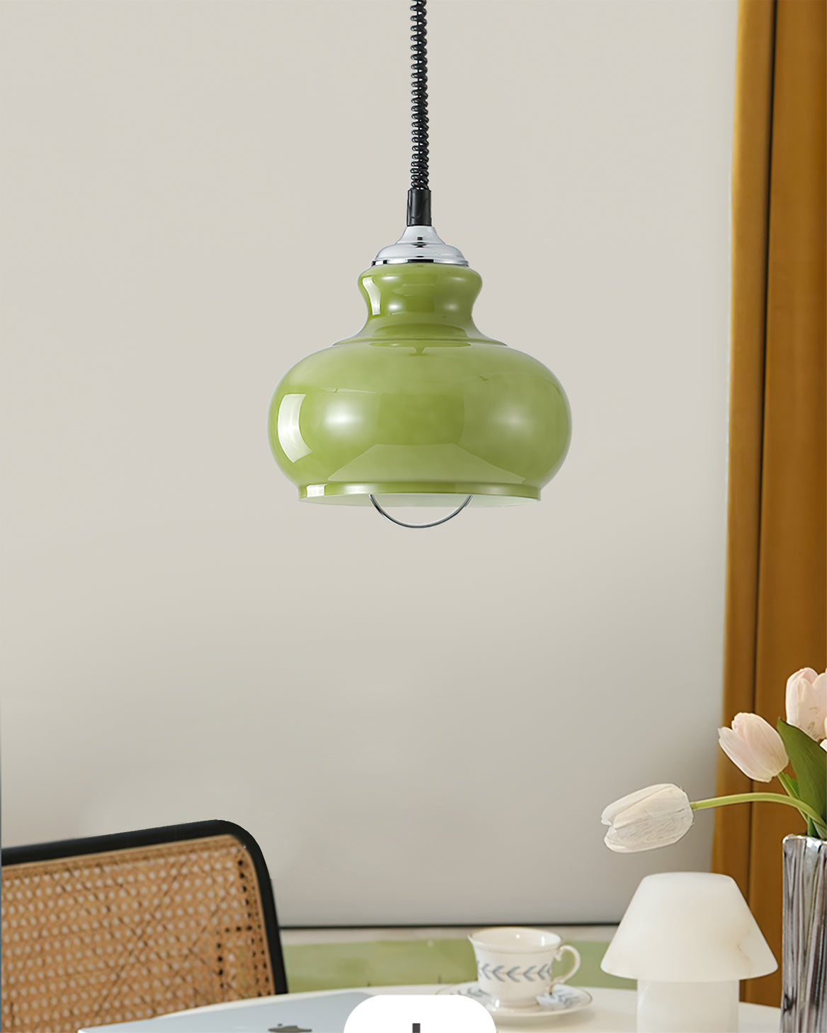Aitan Pendant Lamp Iron And Glass Fixture Bright Lighting - Letslighting