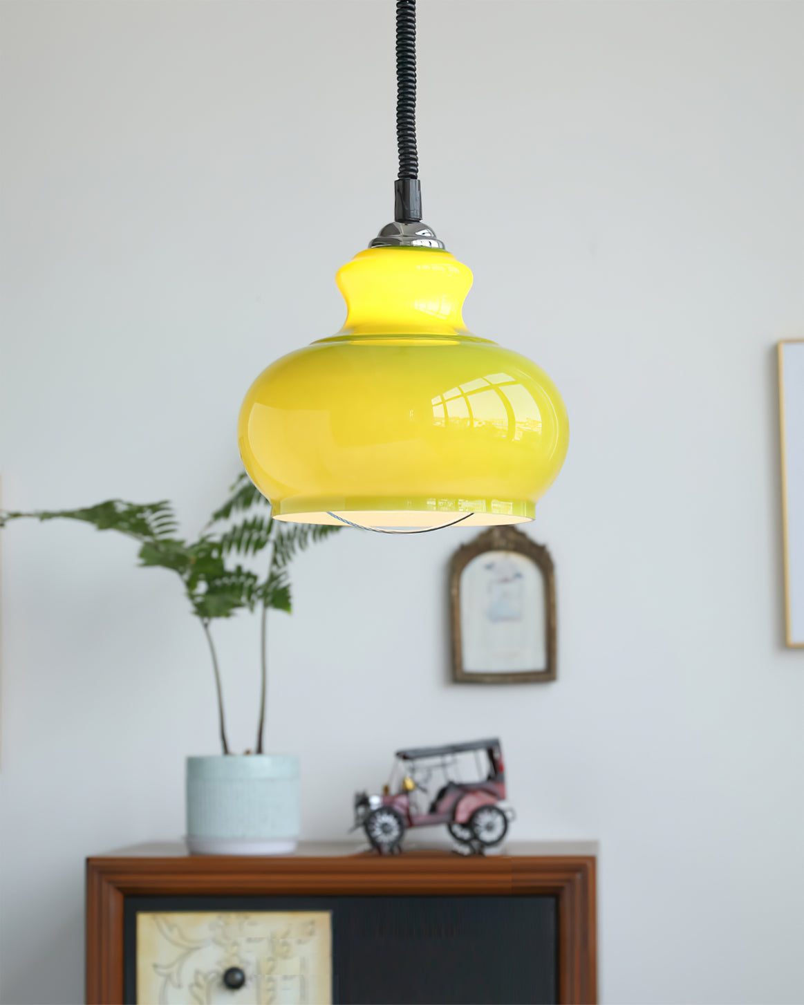Aitan Pendant Lamp Iron And Glass Fixture Bright Lighting - Letslighting
