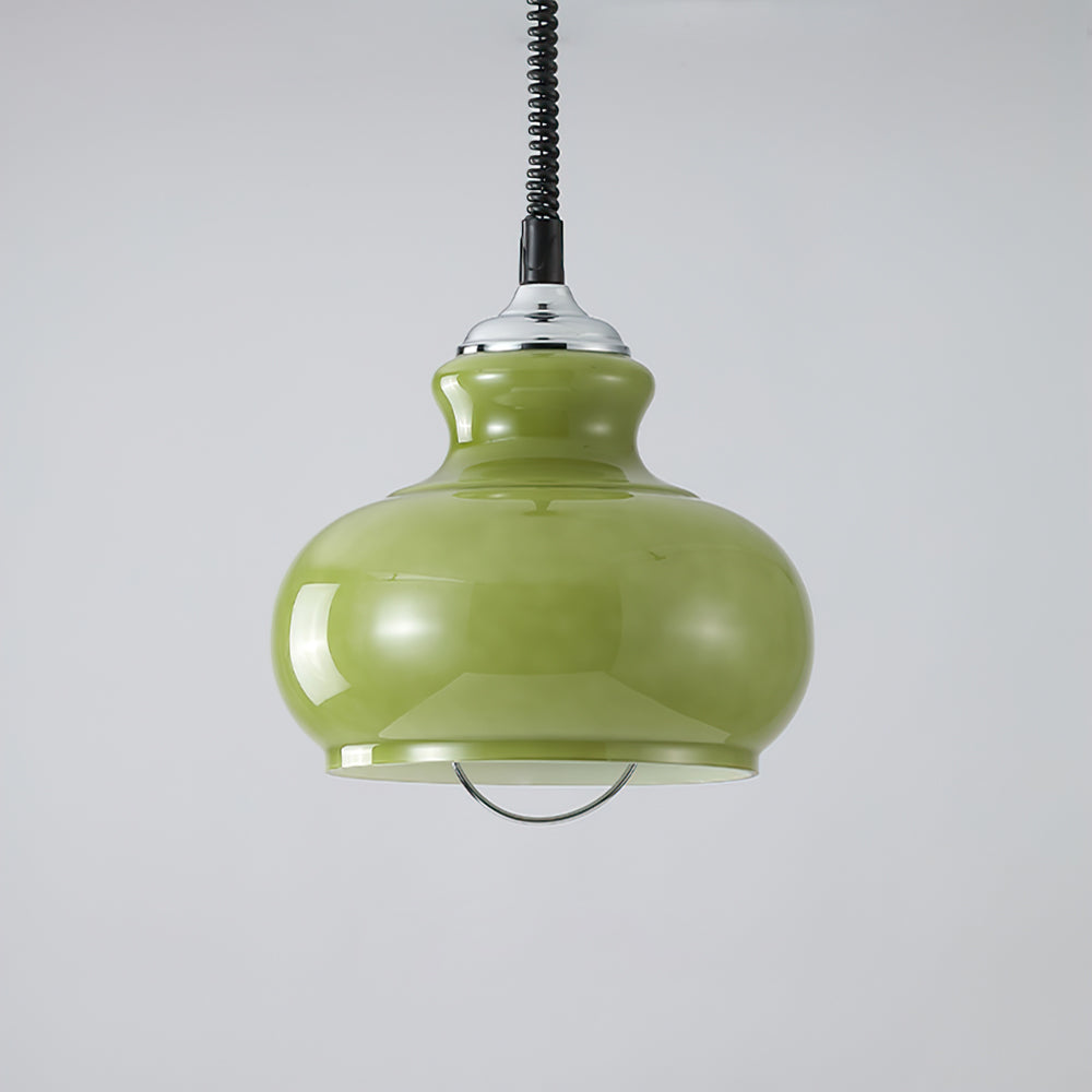 Aitan Pendant Lamp Iron And Glass Fixture Bright Lighting - Letslighting