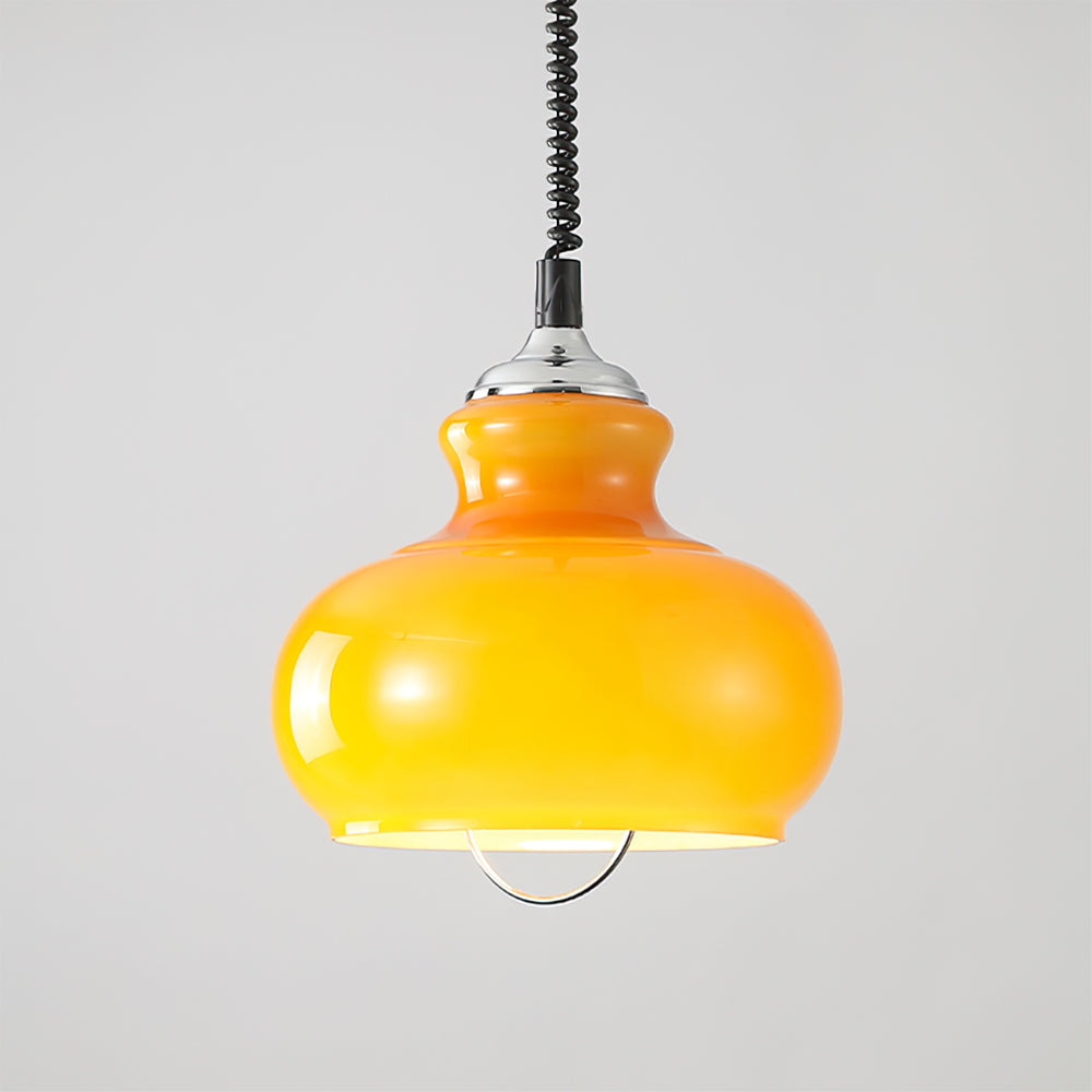 Aitan Pendant Lamp Iron And Glass Fixture Bright Lighting - Letslighting