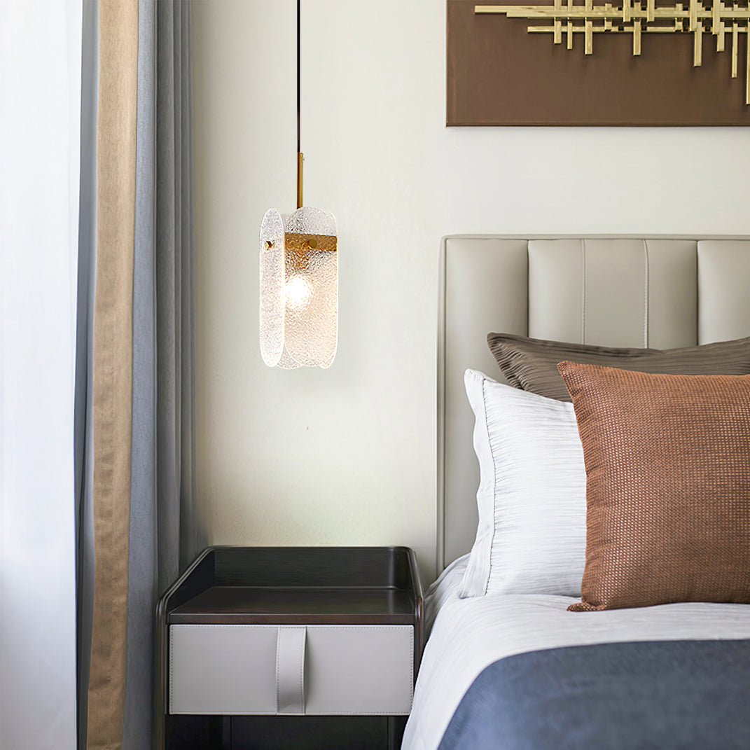 Aitian Pendant Lamp Glass Shade With Brass Dining - Letslighting