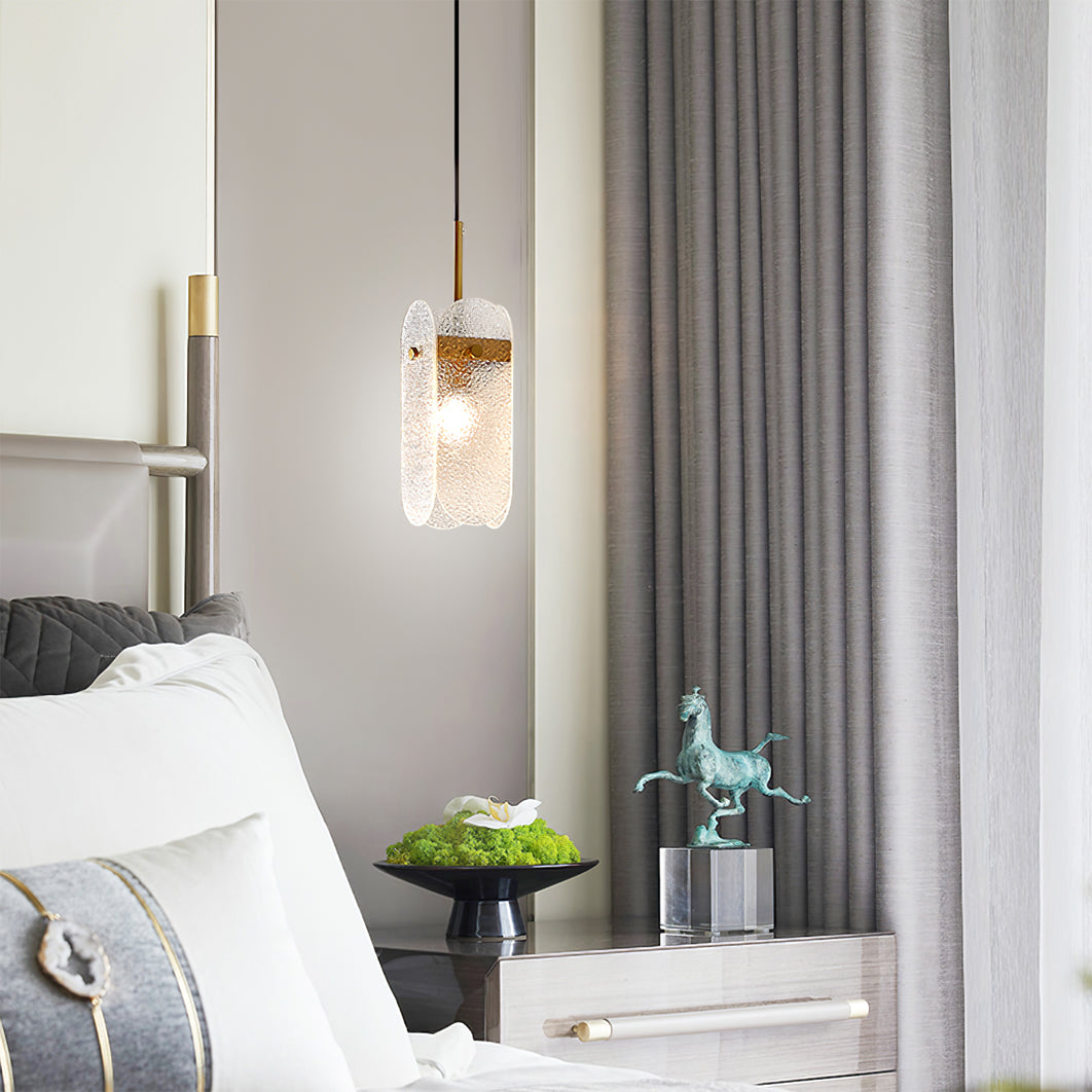 Aitian Pendant Lamp Glass Shade With Brass Dining - Letslighting