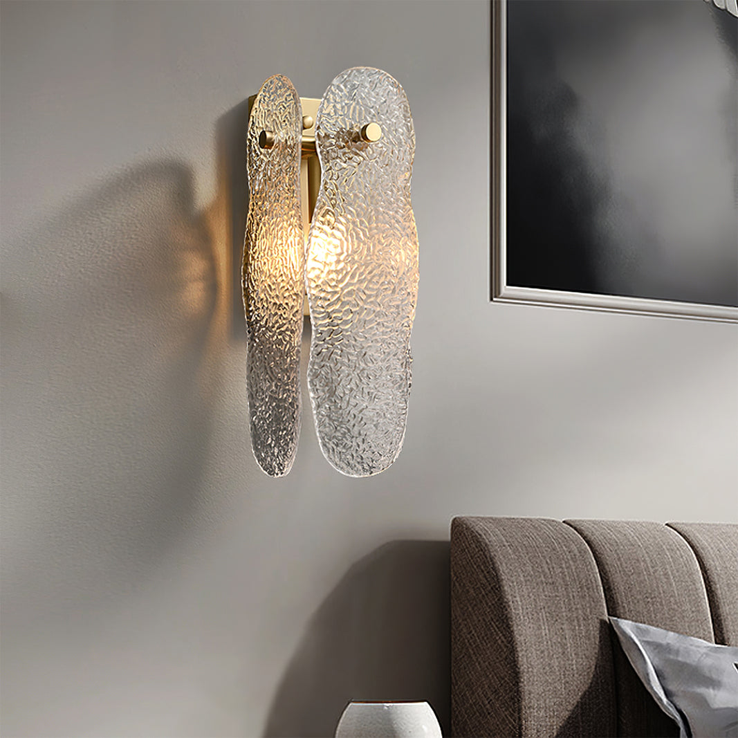 Aitian Wall Lamp Glass Shade With Brass Frame For Hallways - Letslighting