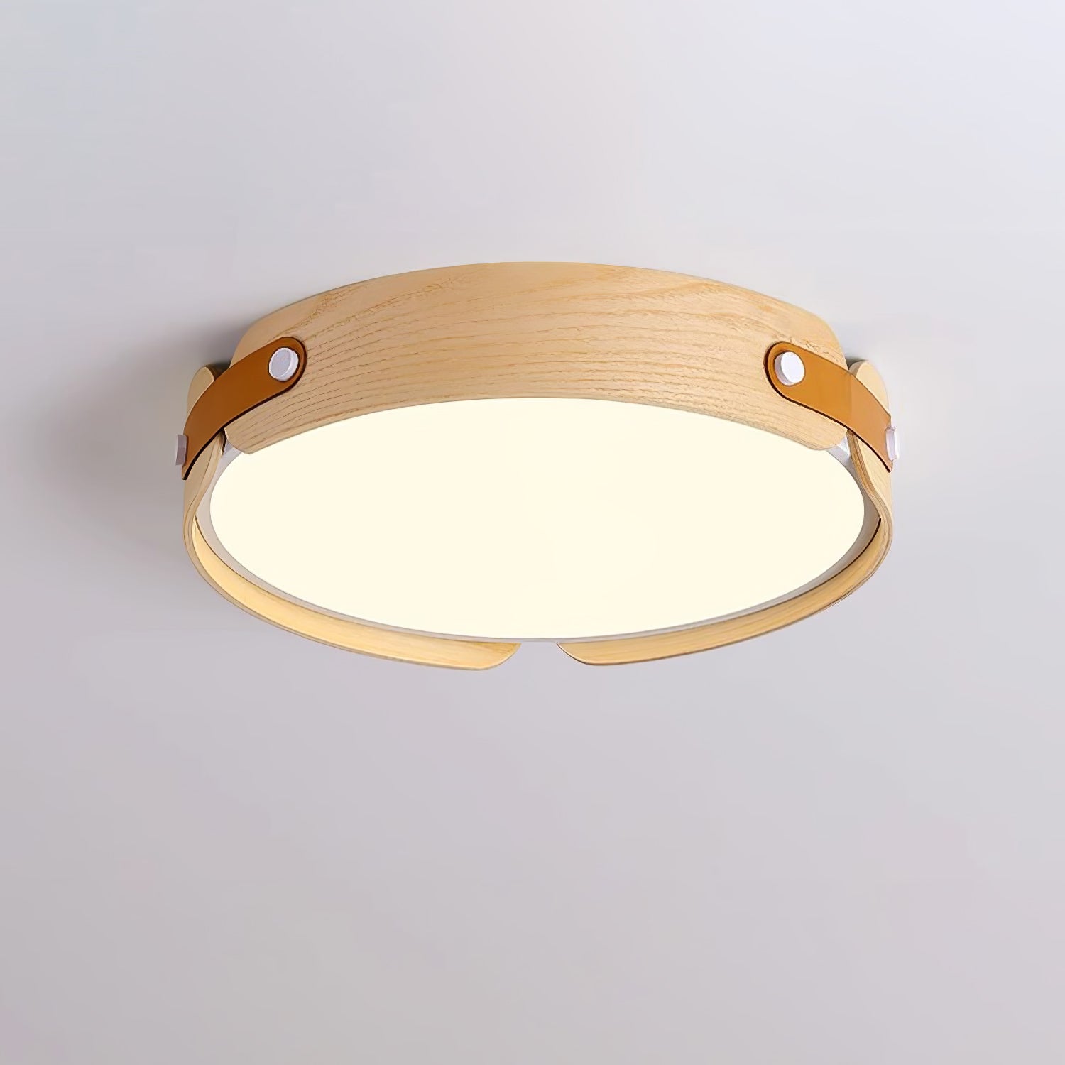 Echo Modern Minimalist Wood Ceiling Light - Letslighting