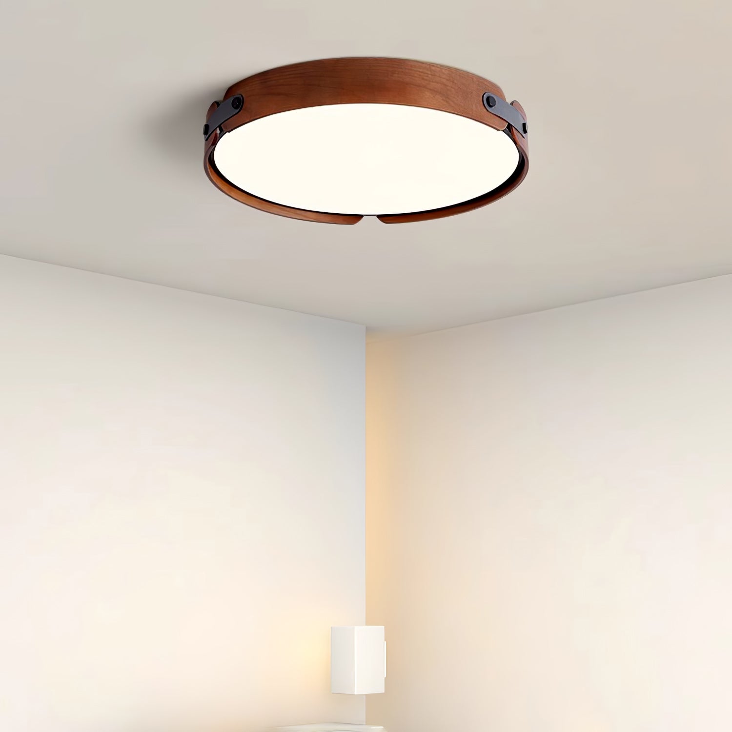 Echo Modern Minimalist Wood Ceiling Light - Letslighting