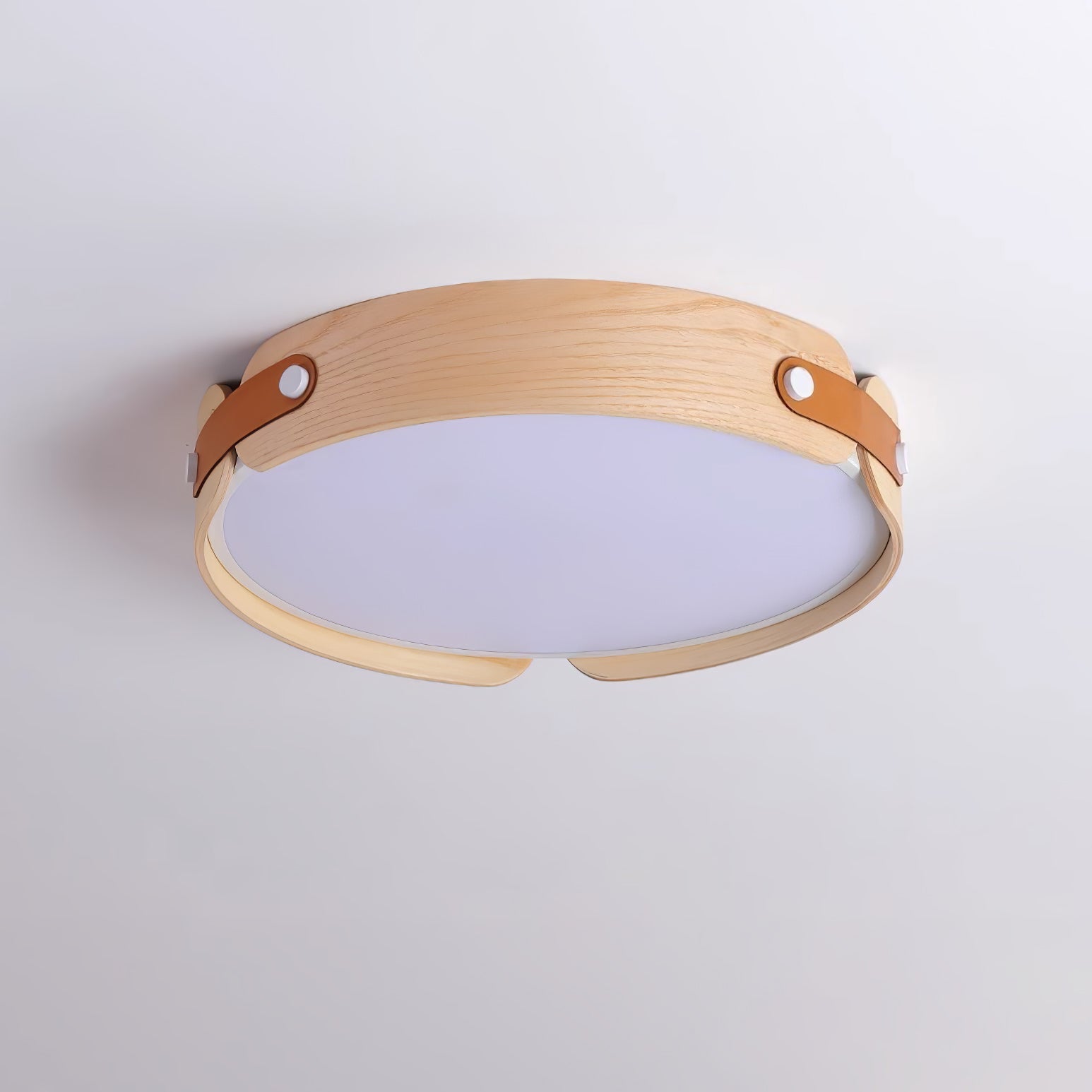 Echo Modern Minimalist Wood Ceiling Light - Letslighting