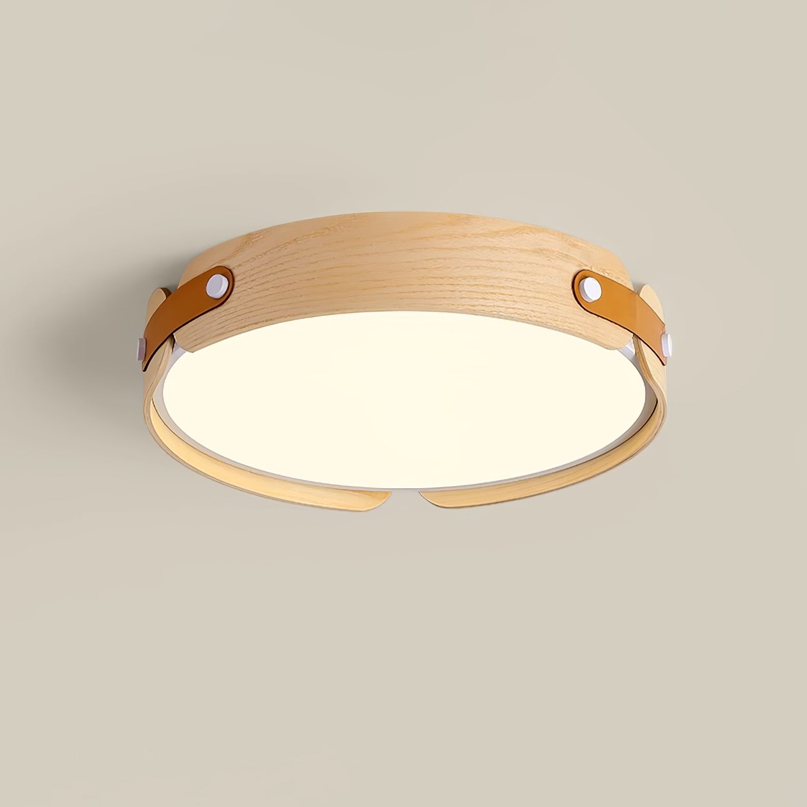 Echo Modern Minimalist Wood Ceiling Light - Letslighting