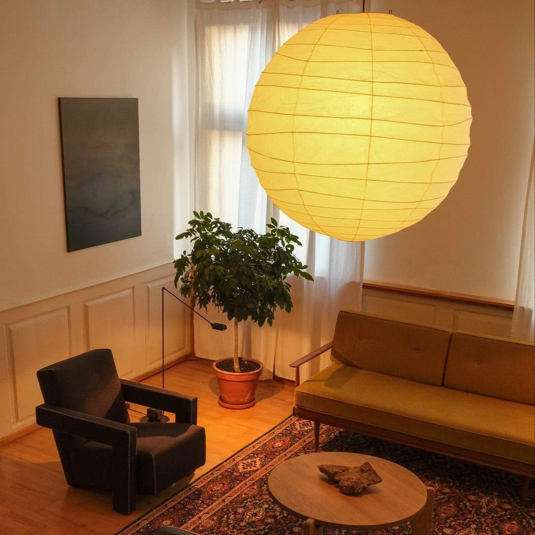 Ritta Japanese Paper Globe Pendant Light
