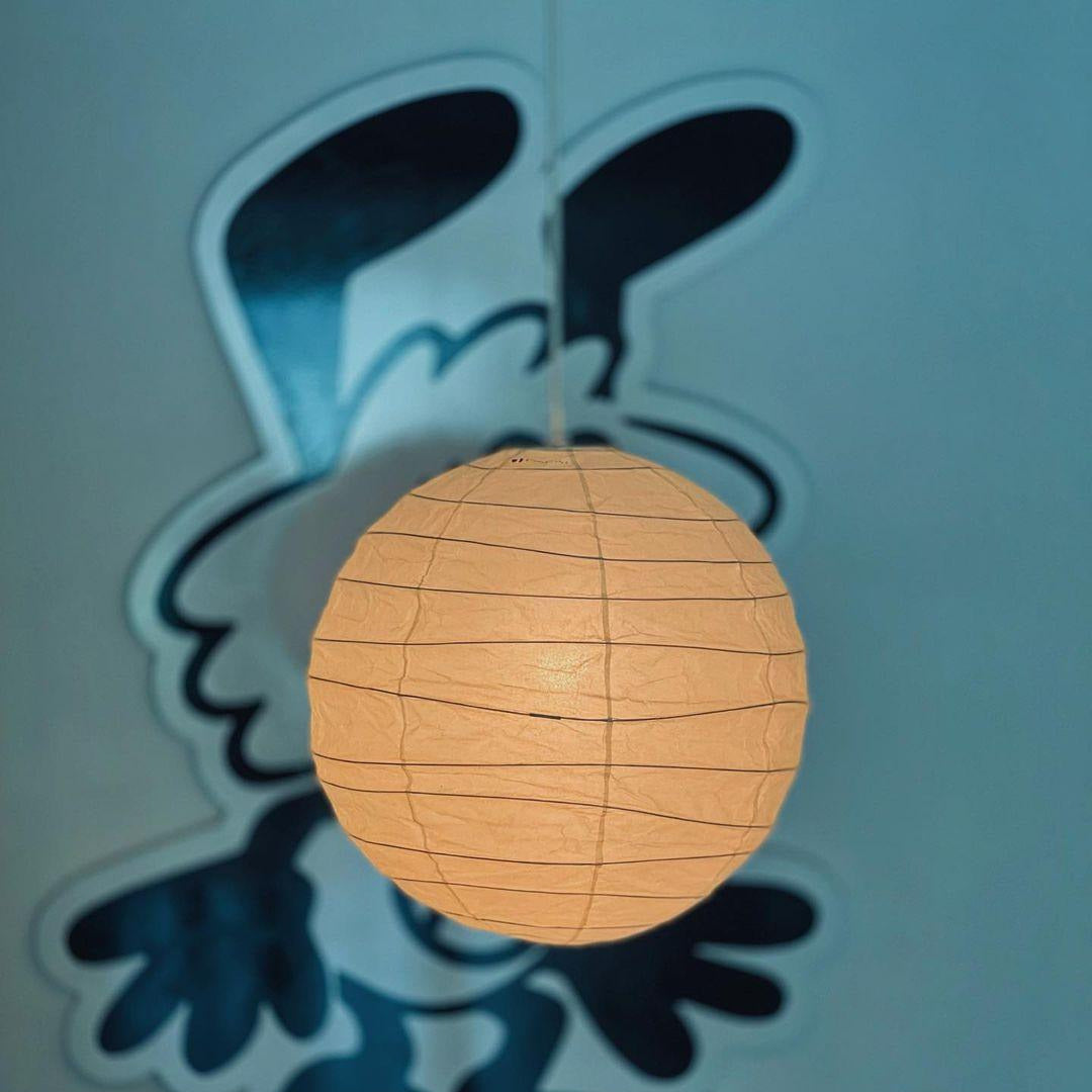 Ritta Japanese Paper Globe Pendant Light