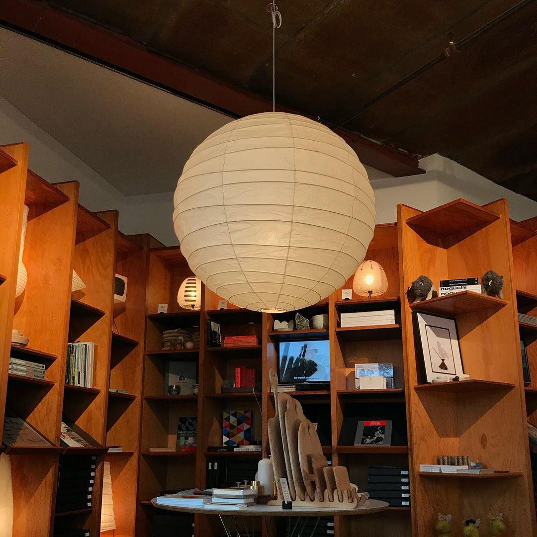 Ritta Japanese Paper Globe Pendant Light