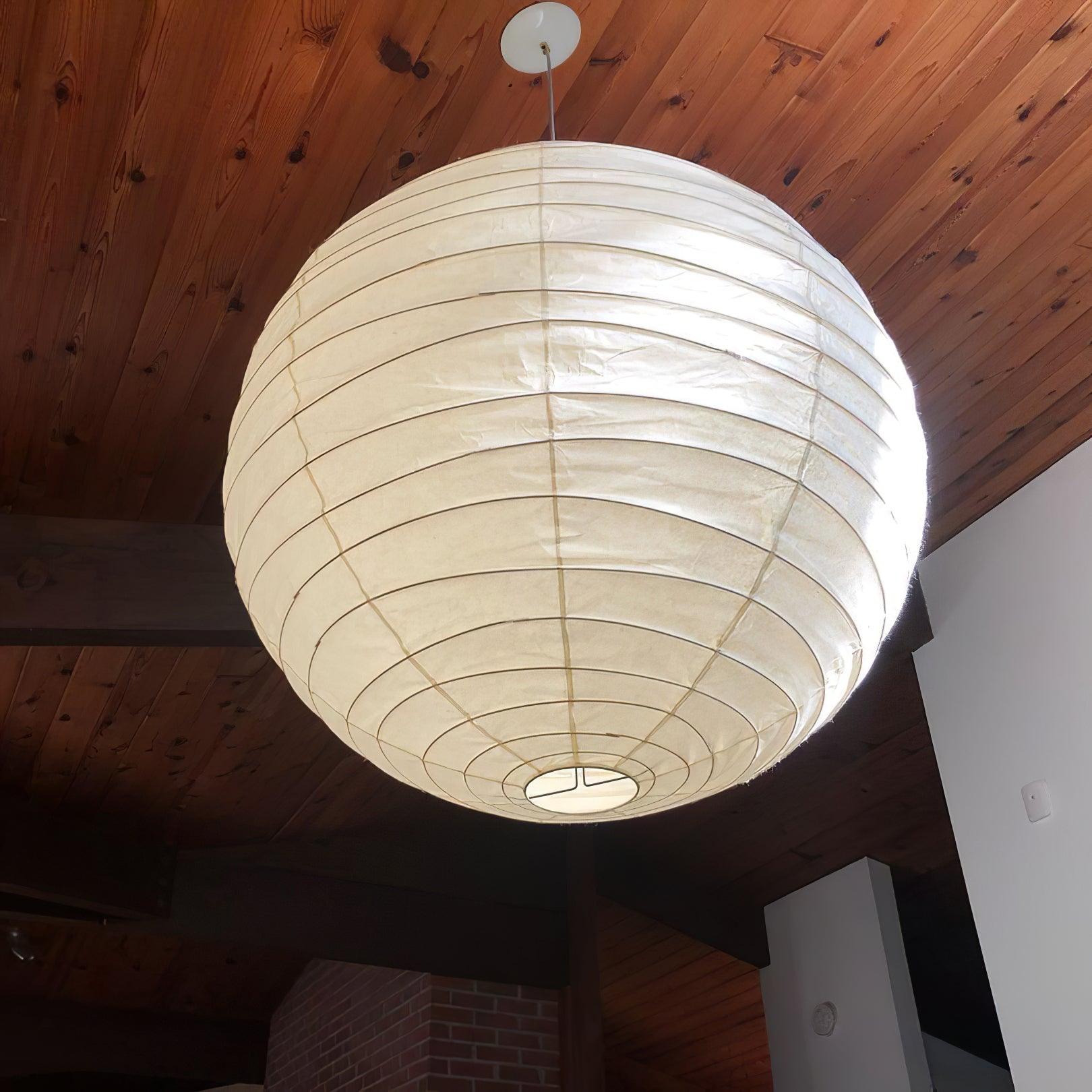Ritta Japanese Paper Globe Pendant Light