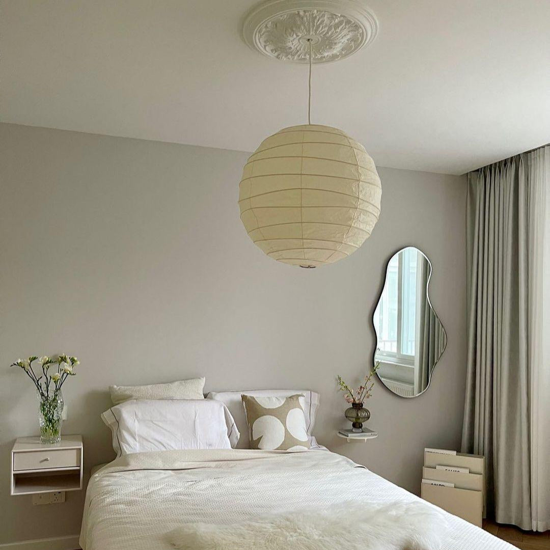 Ritta Japanese Paper Globe Pendant Light