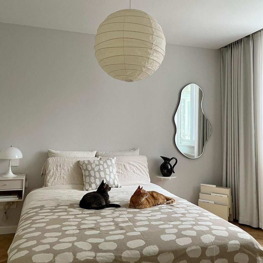 Ritta Japanese Paper Globe Pendant Light