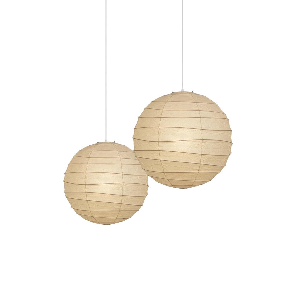Ritta Japanese Paper Globe Pendant Light