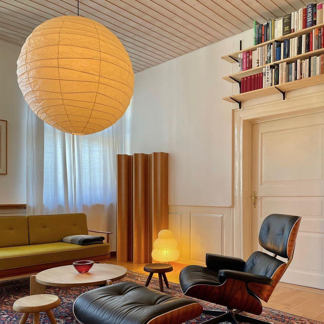 Ritta Japanese Paper Globe Pendant Light
