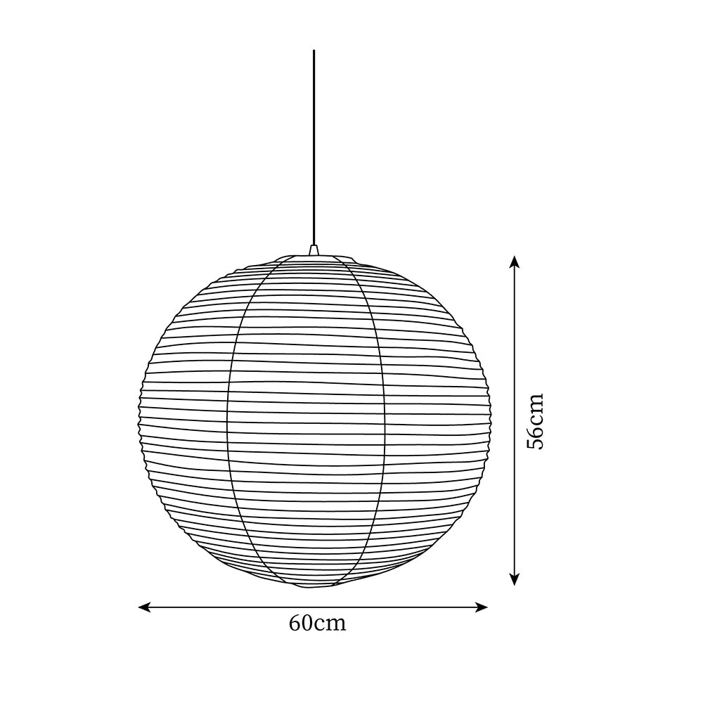 Pileo Japanese Paper Lantern Pendant Lamp - Letslighting