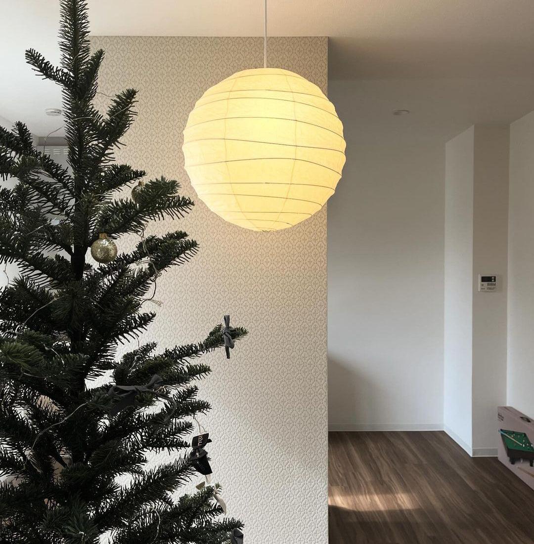 Ritta Japanese Paper Globe Pendant Light