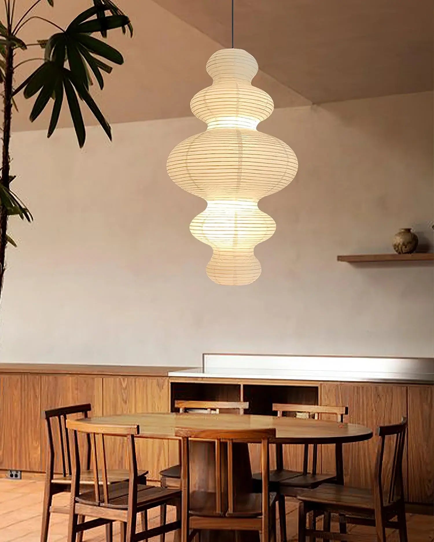 Vivain Paper Traditional Pendant Lamp - Letslighting