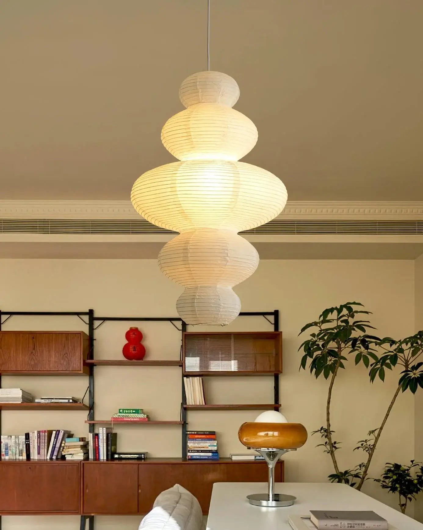 Vivain Paper Traditional Pendant Lamp - Letslighting