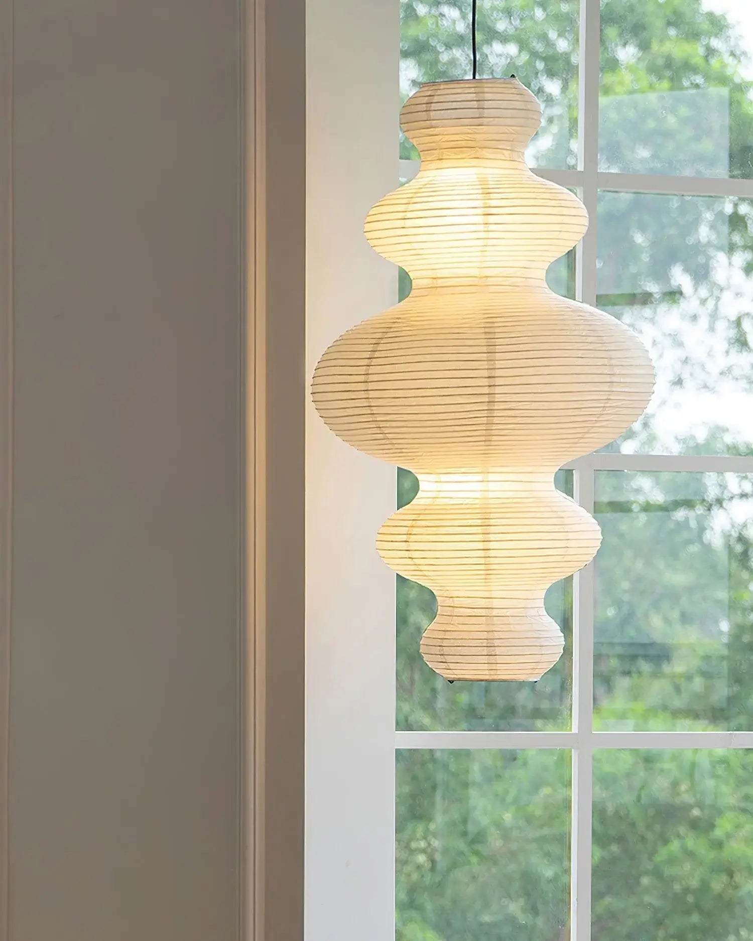 Vivain Paper Traditional Pendant Lamp - Letslighting