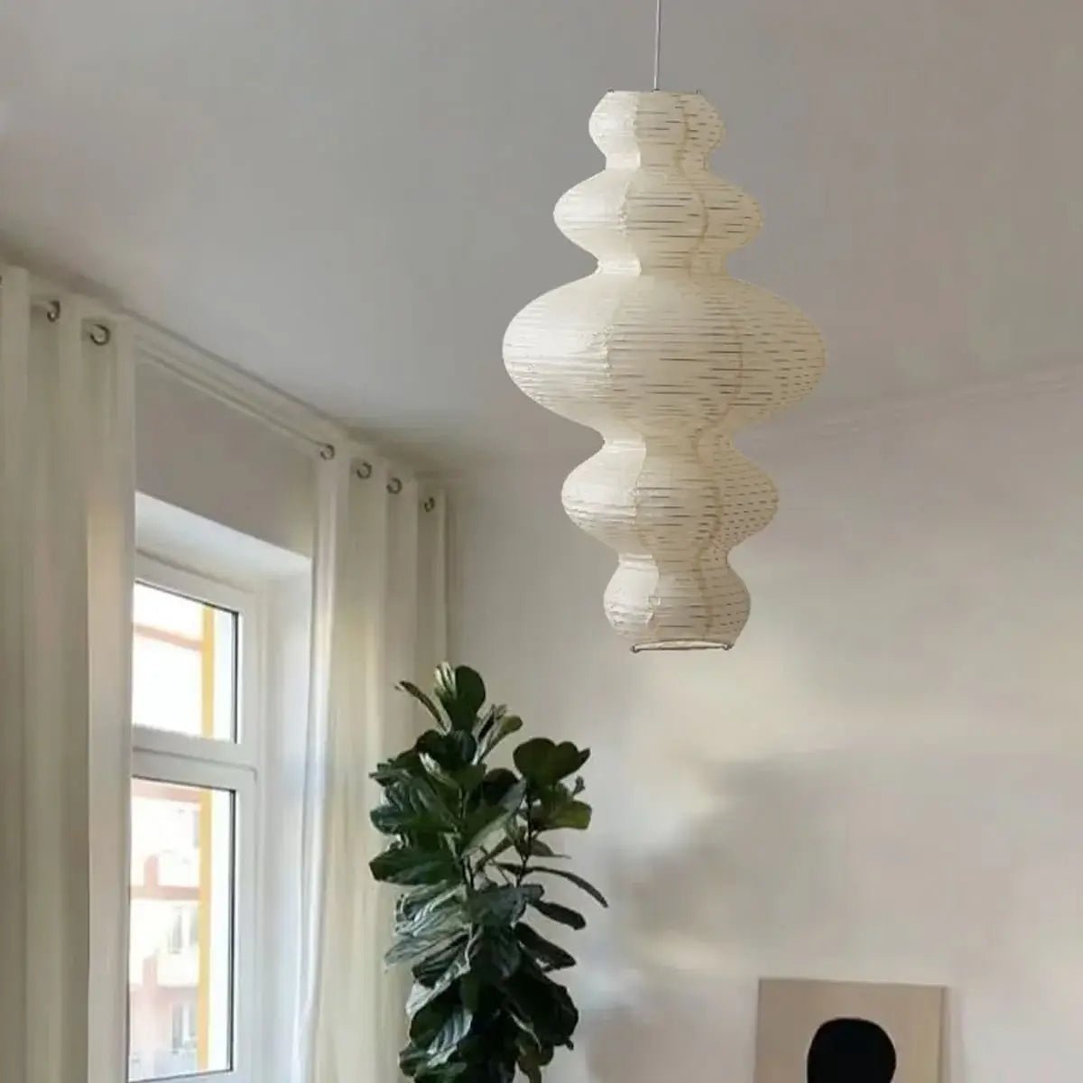 Vivain Paper Traditional Pendant Lamp - Letslighting