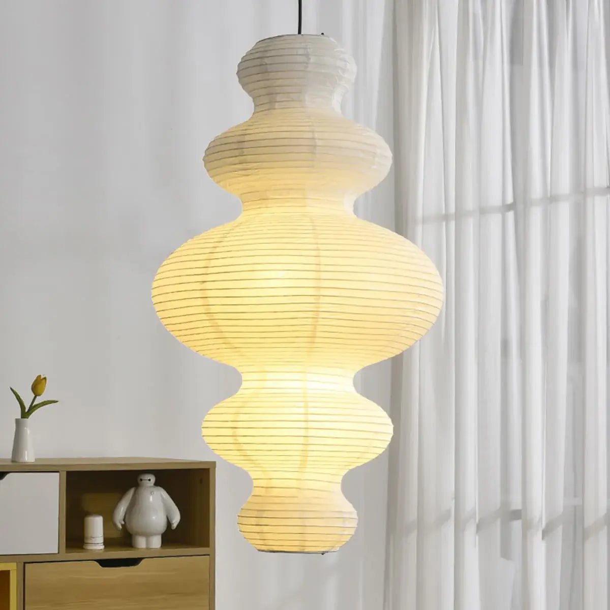 Vivain Paper Traditional Pendant Lamp - Letslighting