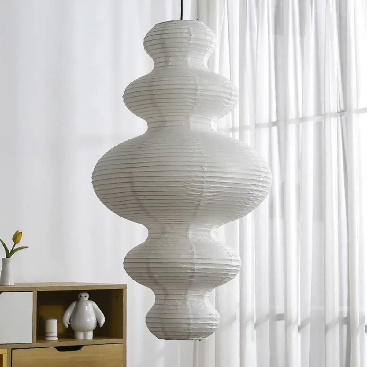Vivain Paper Traditional Pendant Lamp - Letslighting