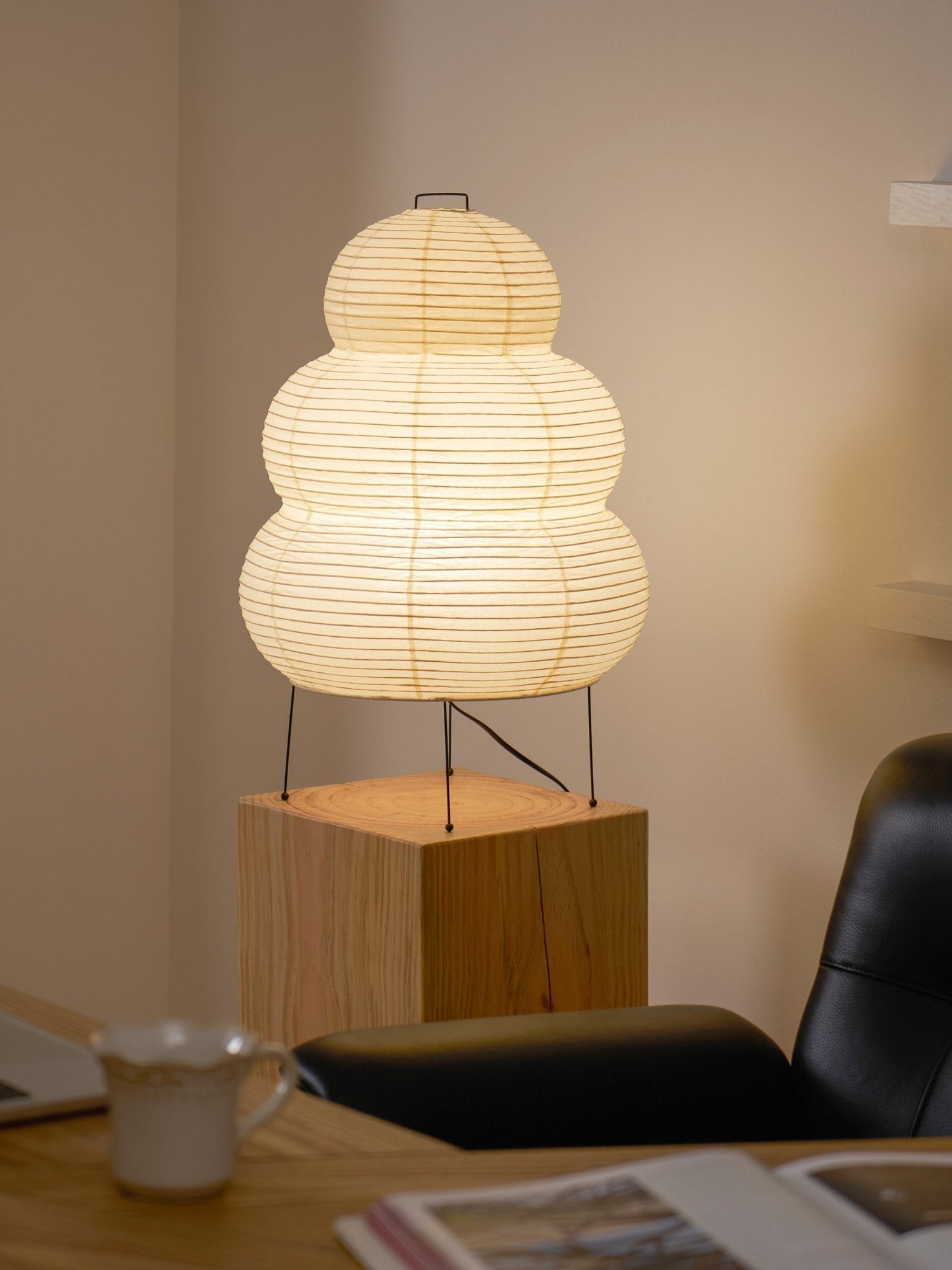 Tranquilux Paper Japanese-Inspired Table Lamp - Letslighting
