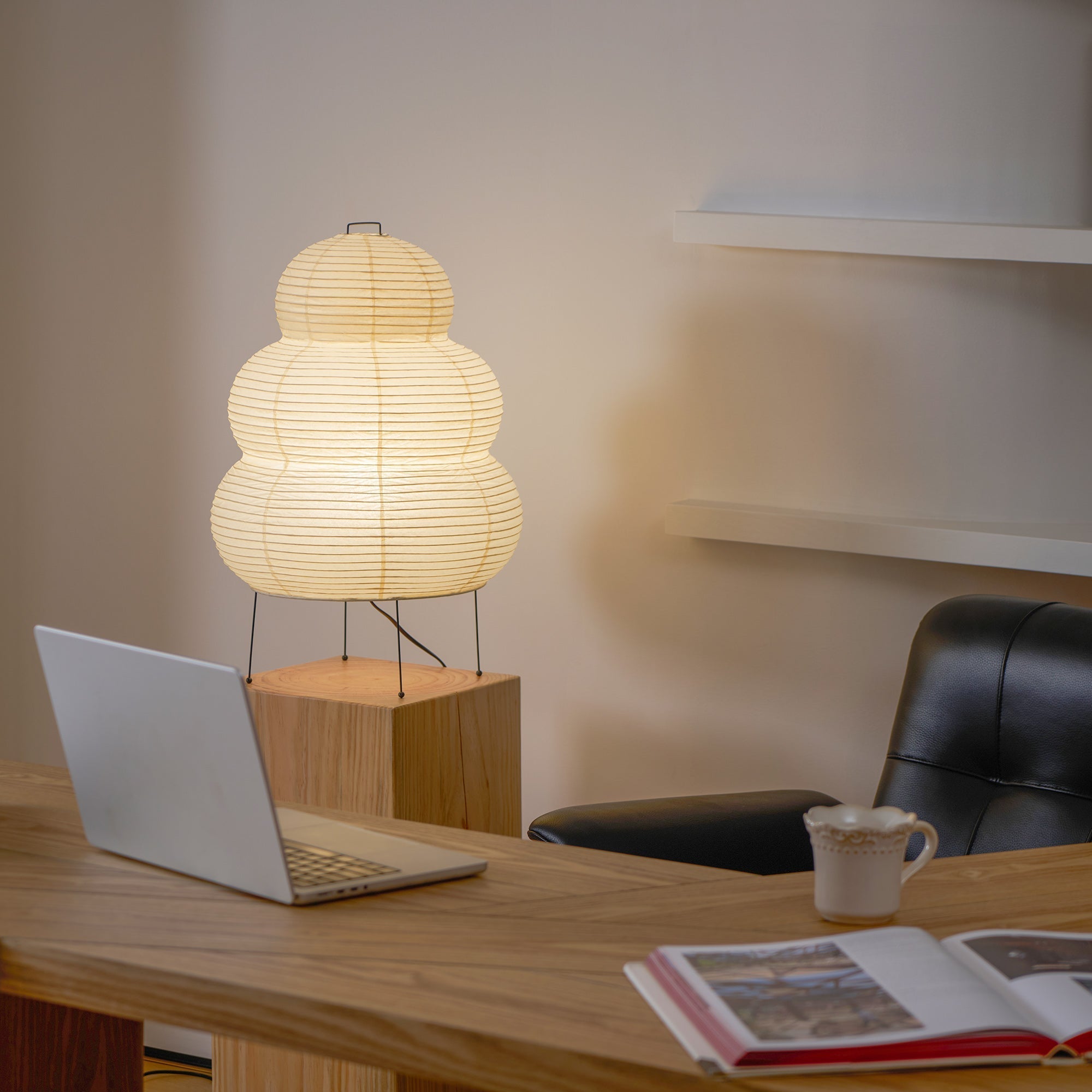 Tranquilux Paper Japanese-Inspired Table Lamp - Letslighting