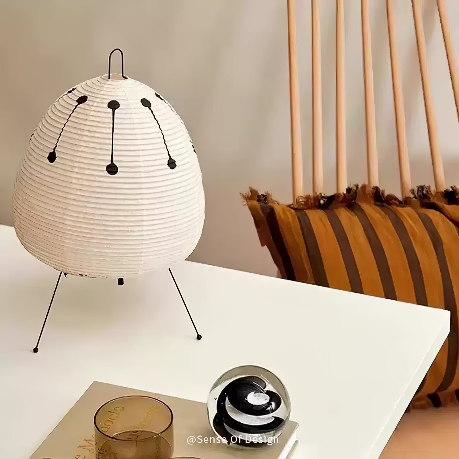 Tranquilux Paper Japanese-Inspired Table Lamp - Letslighting