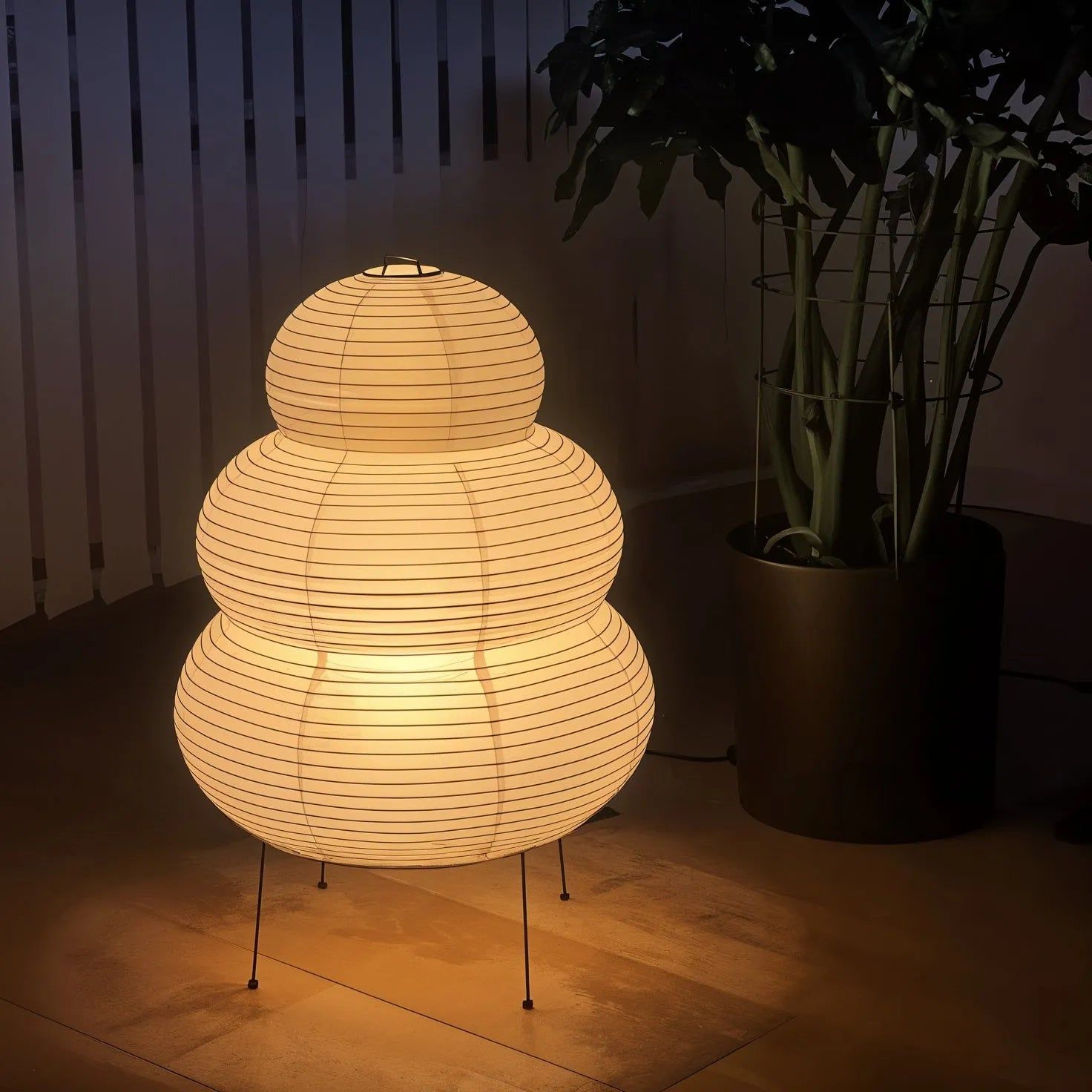 Tranquilux Paper Japanese-Inspired Table Lamp - Letslighting