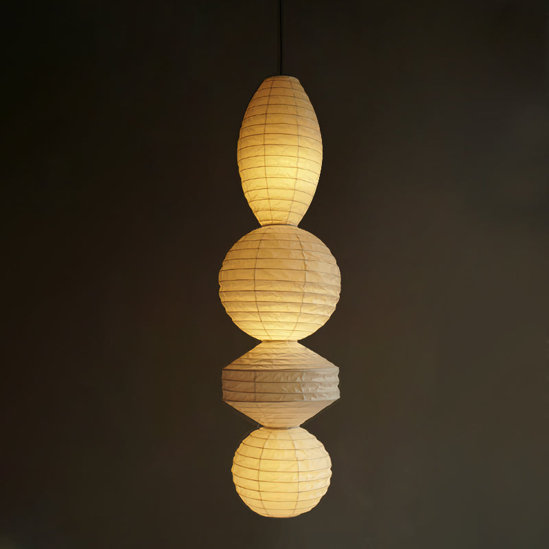 Ritta Paper Lantern Pendant Light Wabi-sabi - Letslighting