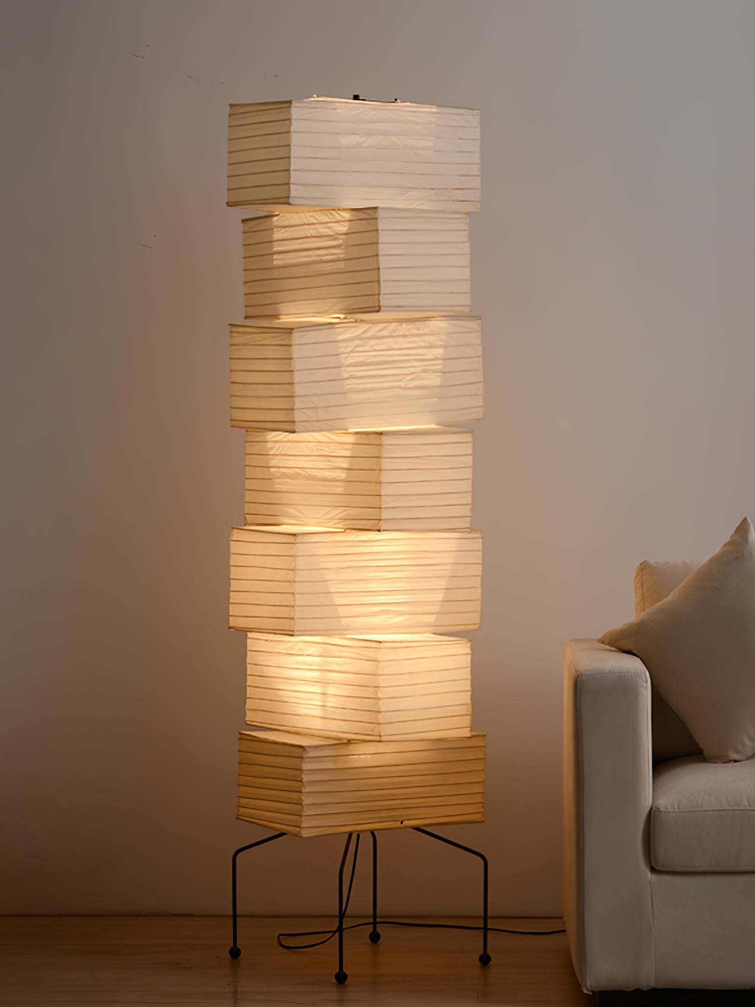 Avara Paper Floor Lamp - Letslighting