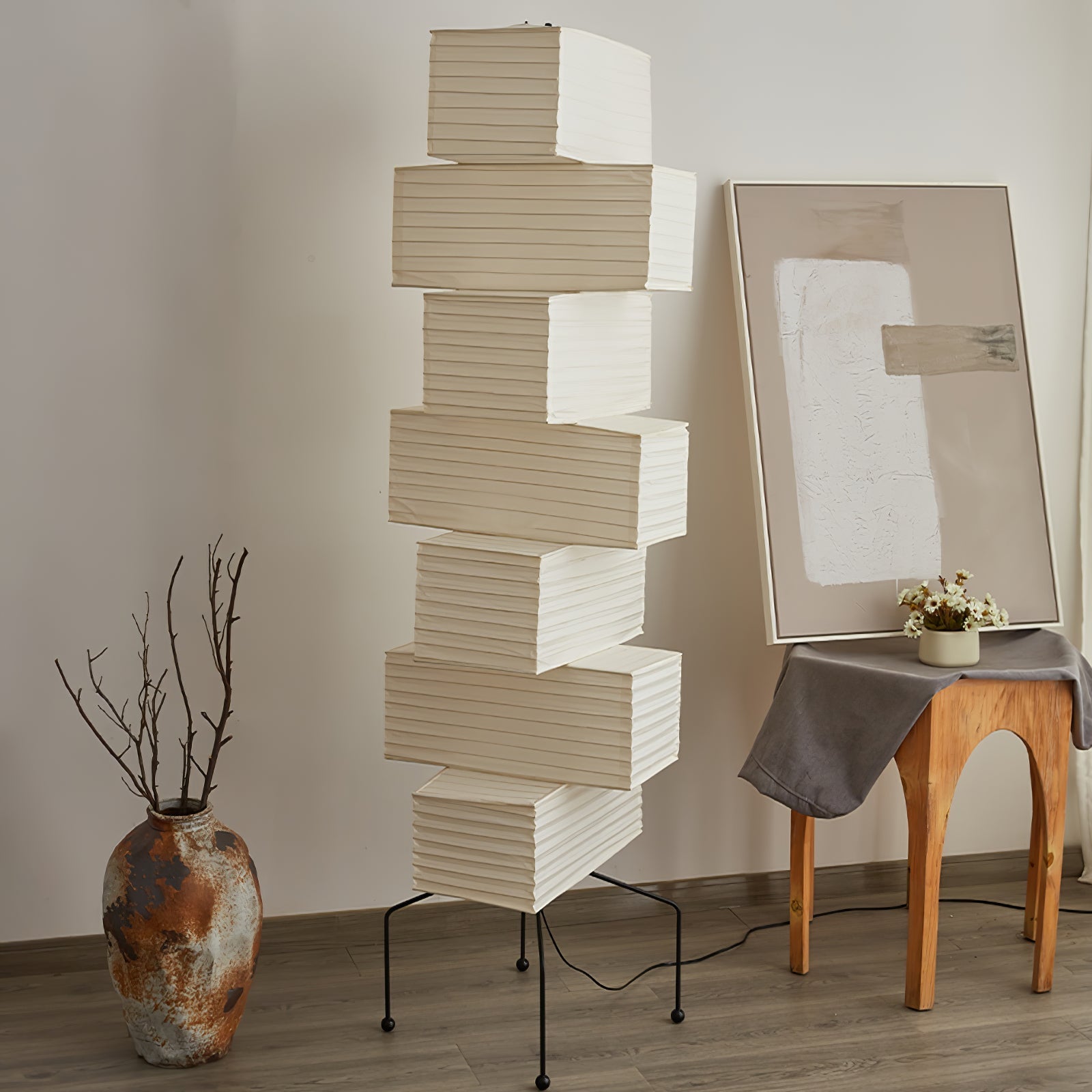 Avara Paper Floor Lamp - Letslighting