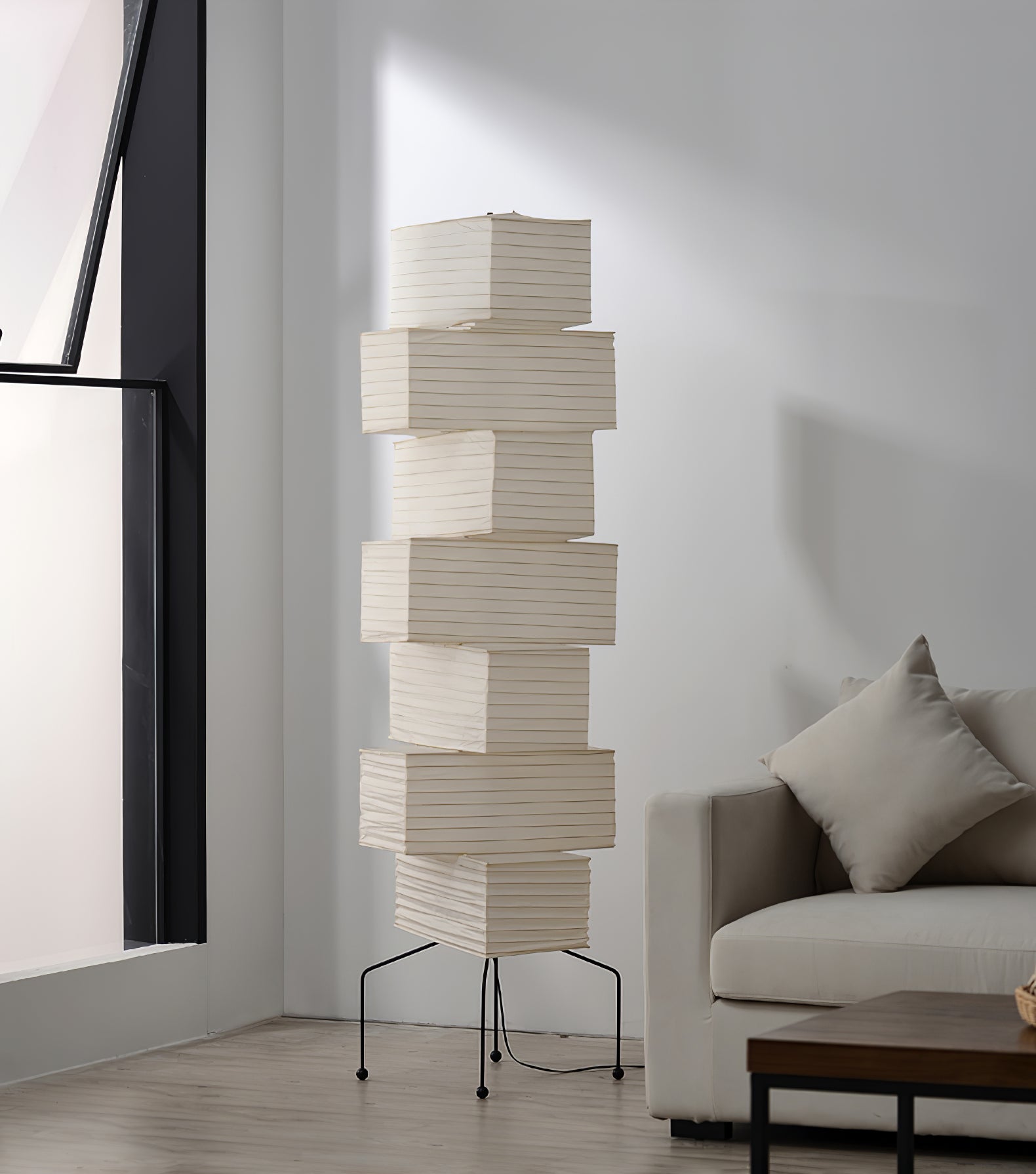 Avara Paper Floor Lamp - Letslighting