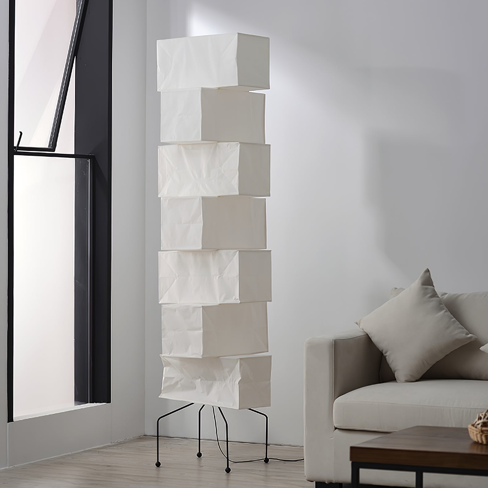 Avara Paper Floor Lamp - Letslighting