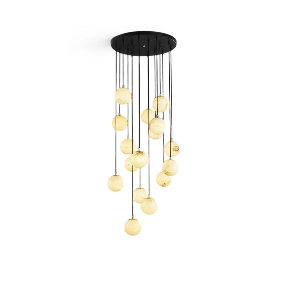 Goose Chandelier Alabaster Balls Cluster - Letslighting