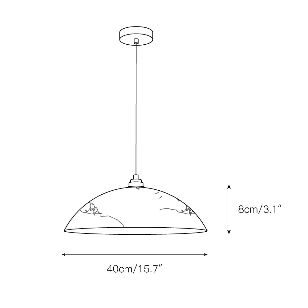 Ljomuvyd Individual Creativity Dome Pendant Light - Letslighting