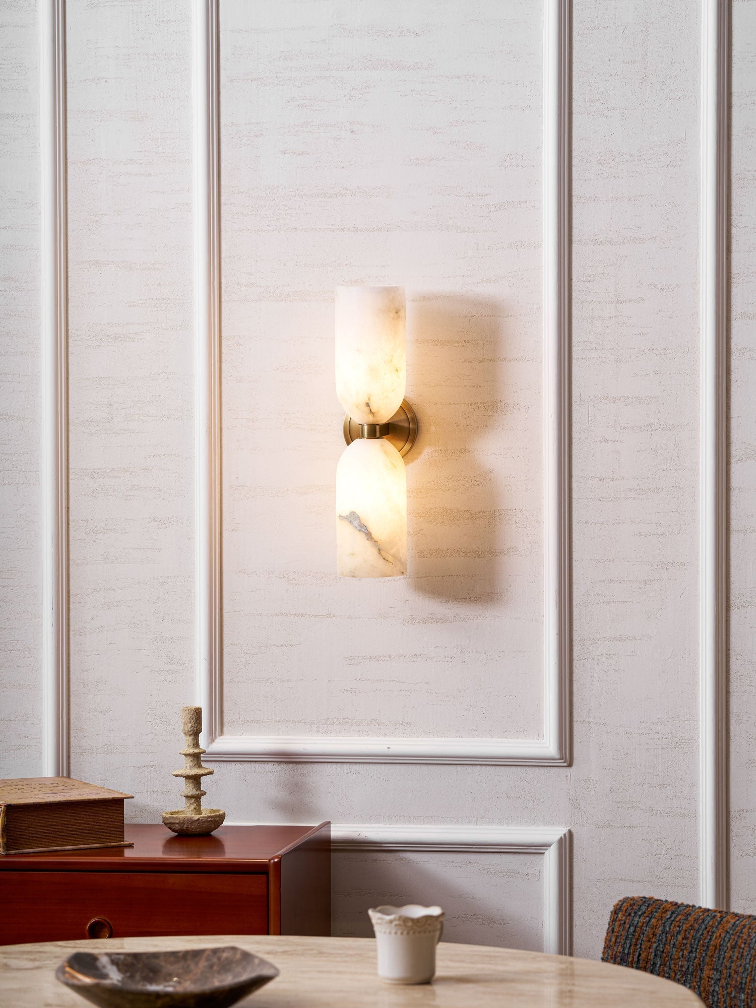 Nexus Modern Alabaster Wall  Light