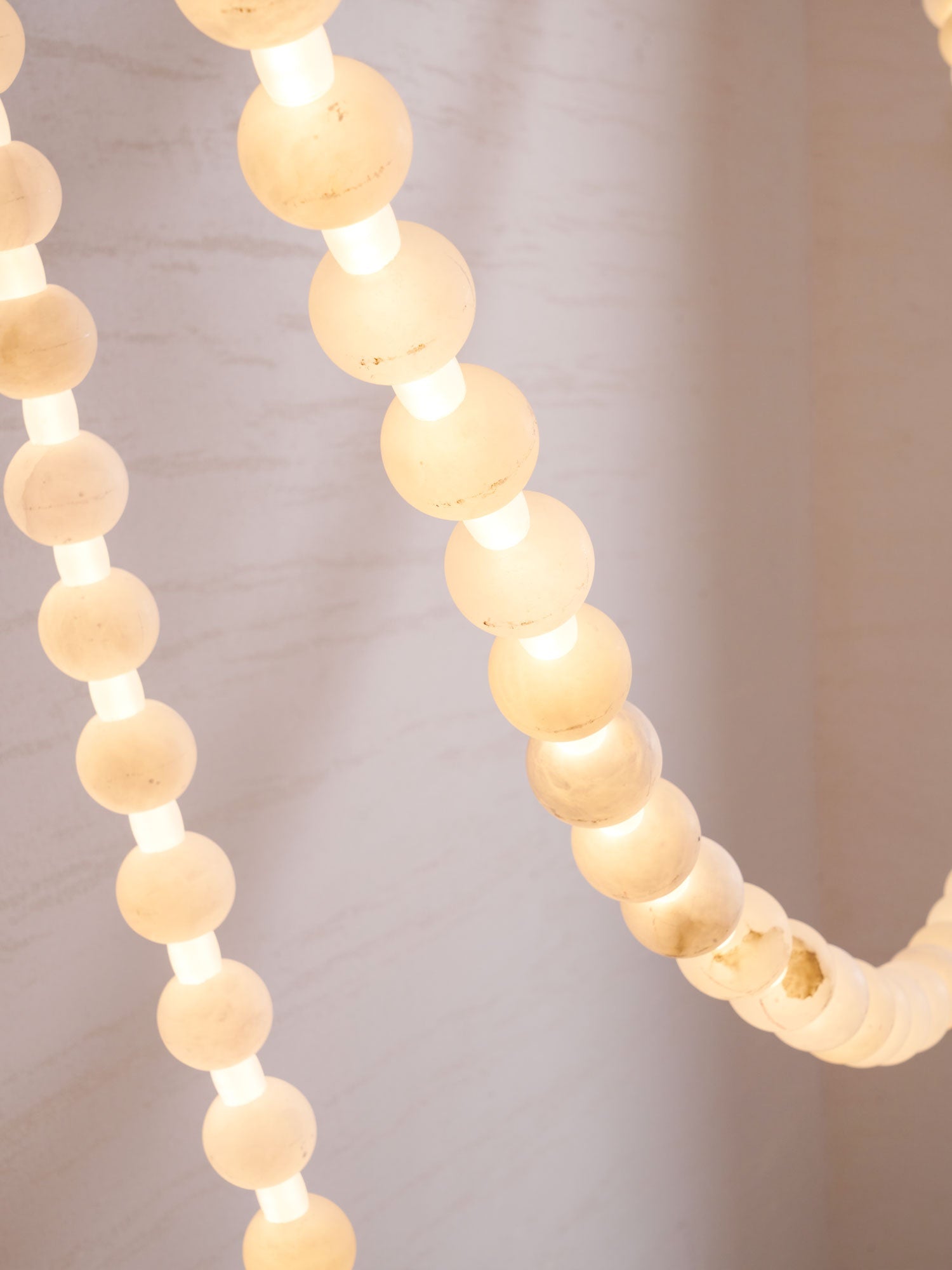 Alabaster Pearl Necklace Chandelier - Letslighting