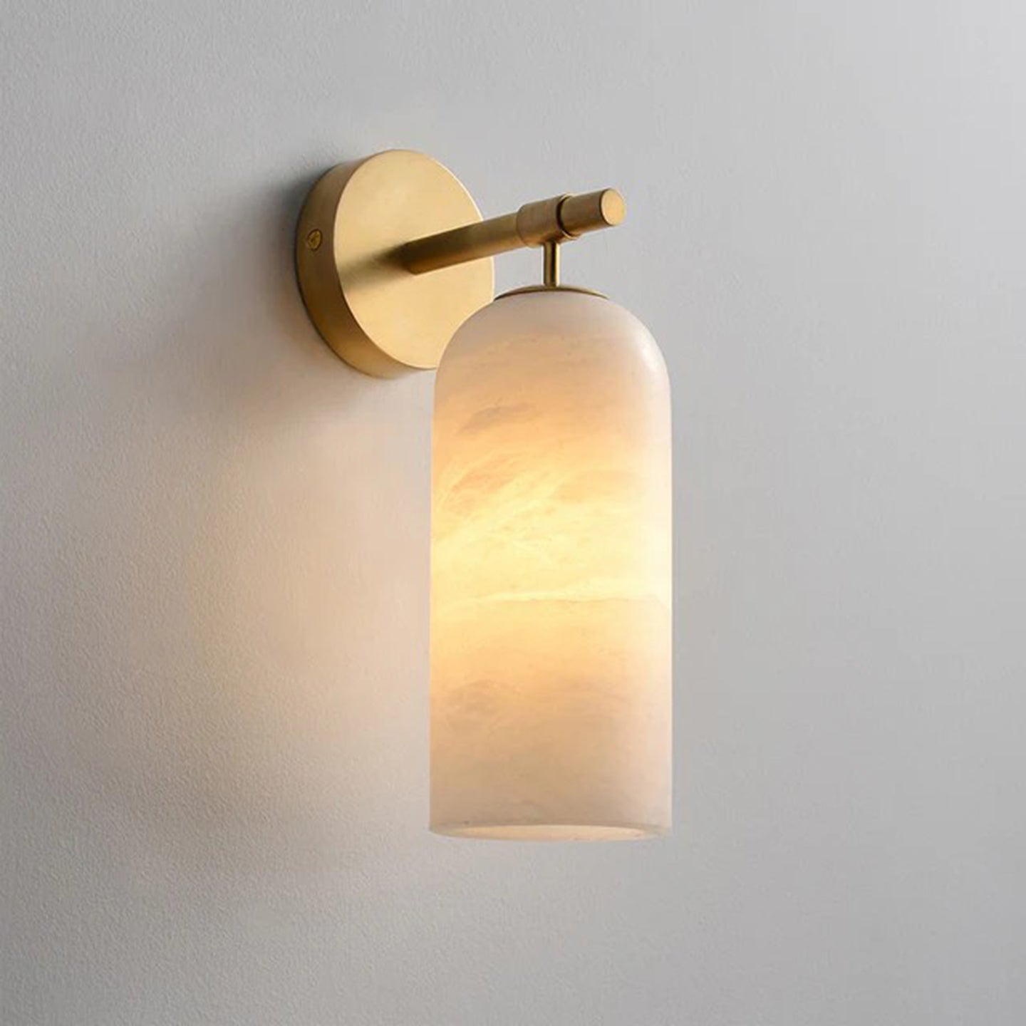Pillar Modern Alabaster Wall Light
