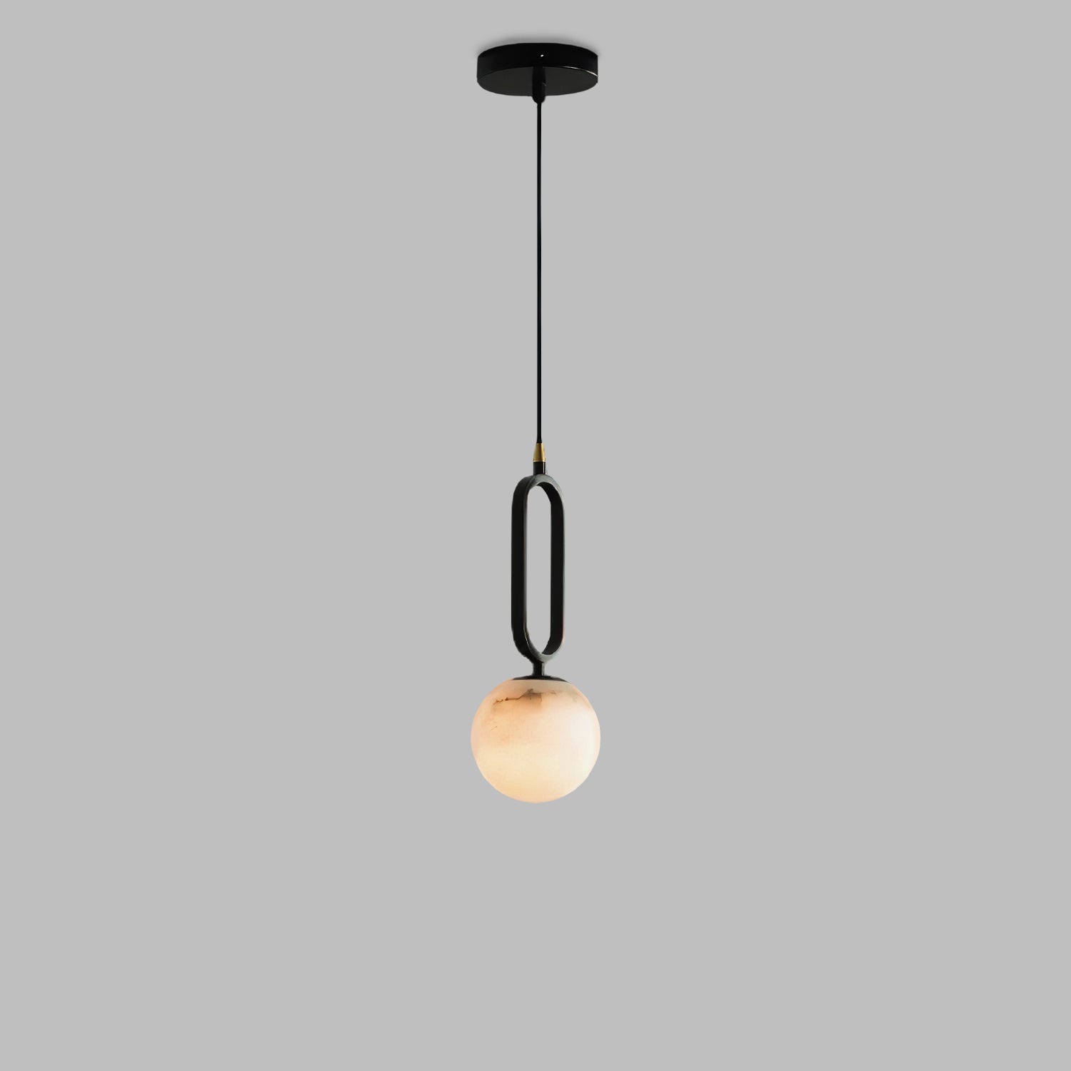 Gloruvyd Minimalist Ball Alabaster Pendant Light - Letslighting