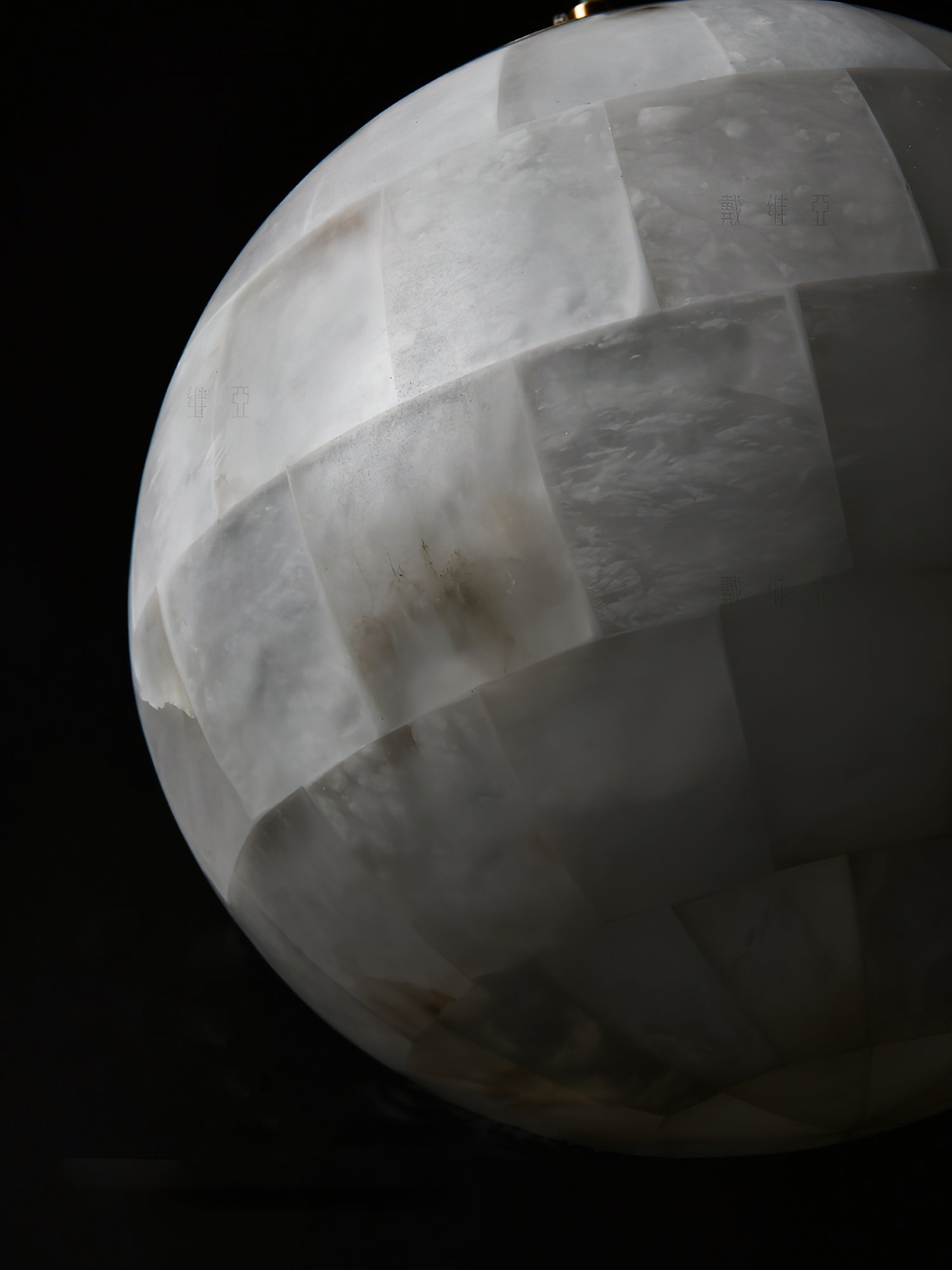 Fljotuvye Modern Ball Alabaster Pendant Light - Letslighting