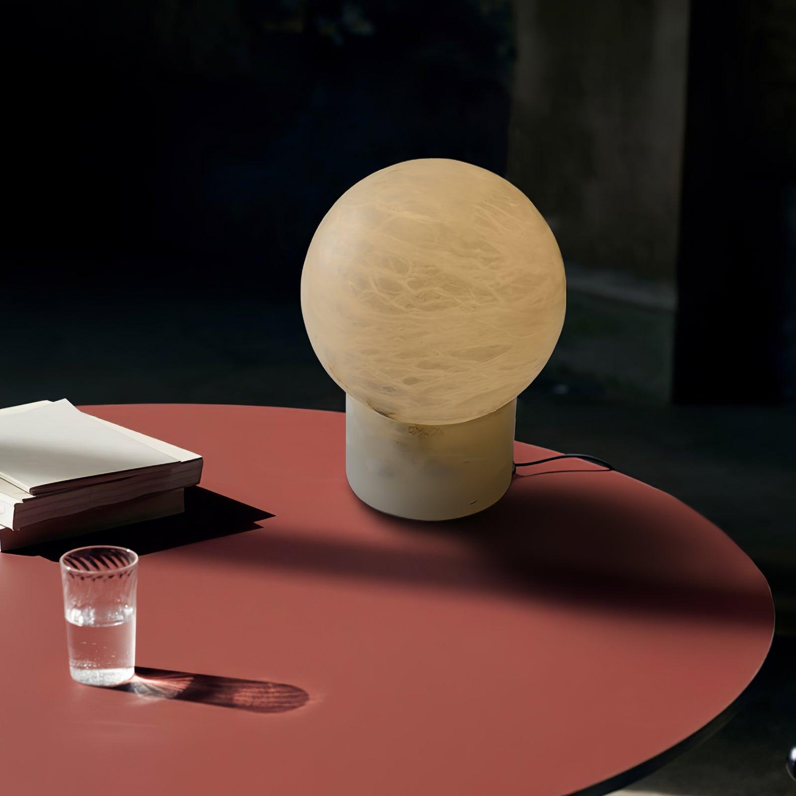 Liora Modern Alabaster Table Lamp - Letslighting