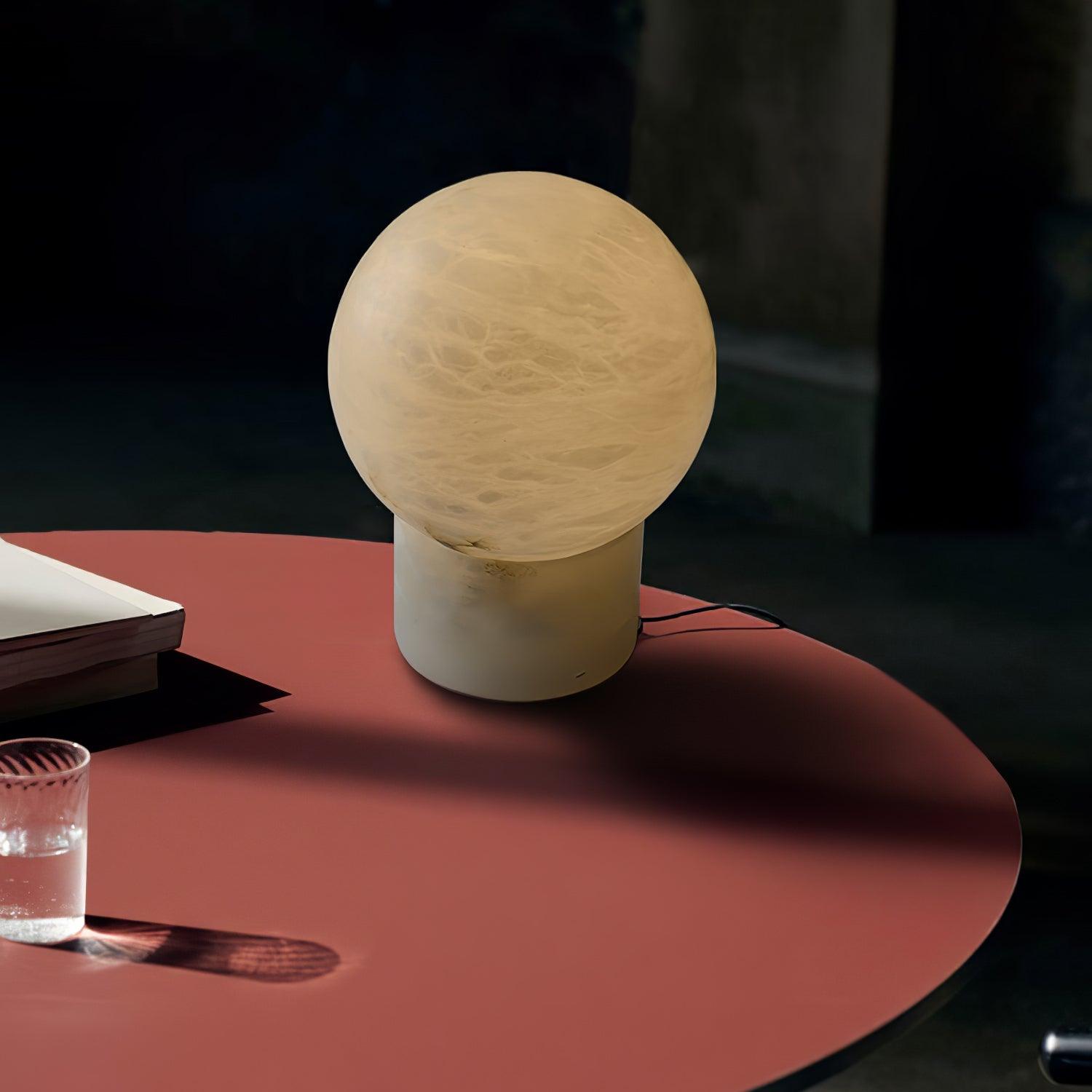 Liora Modern Alabaster Table Lamp - Letslighting